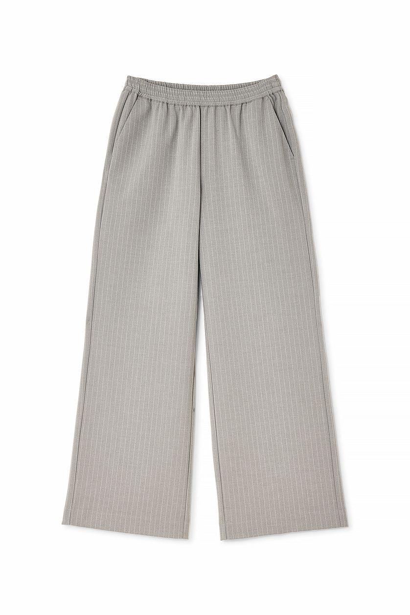 Elastic Mid Waist Pants Product Image