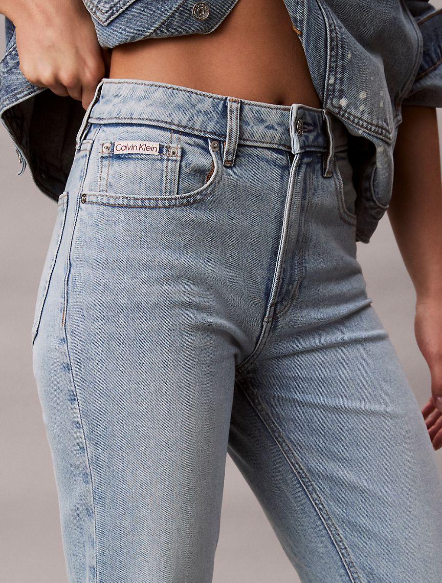High Rise Straight Jeans Product Image