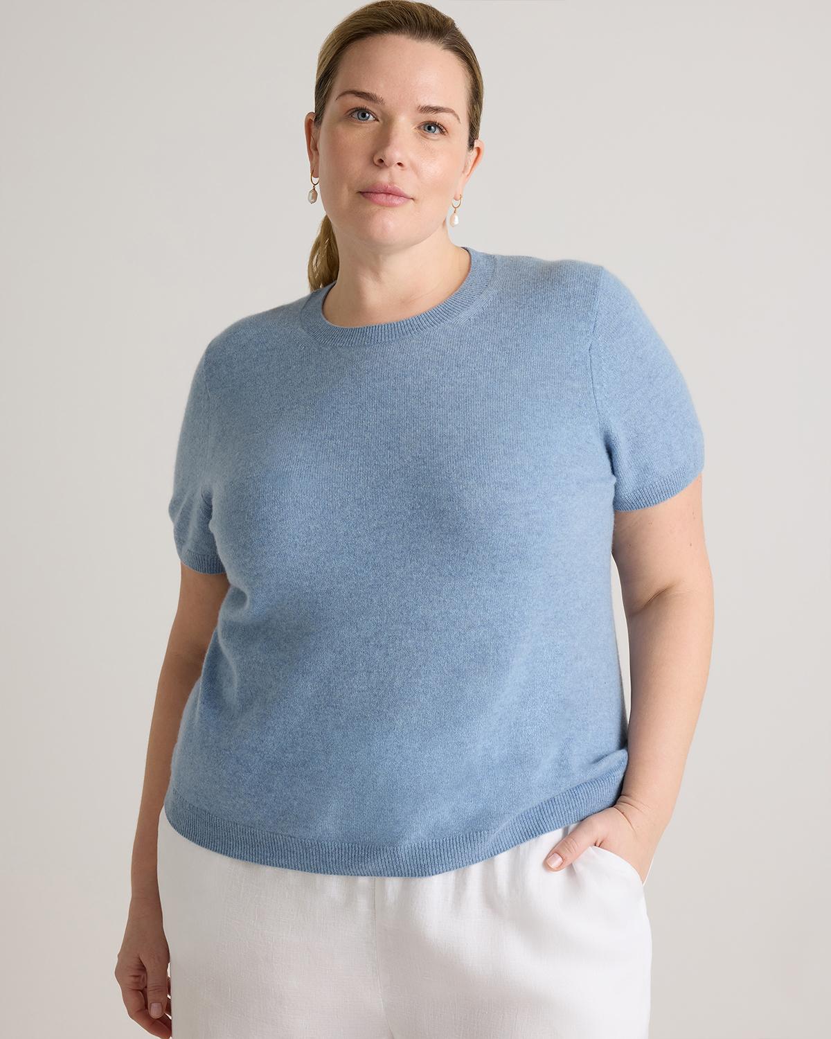 Quince | Women's Mongolian Cashmere T-Shirt Product Image