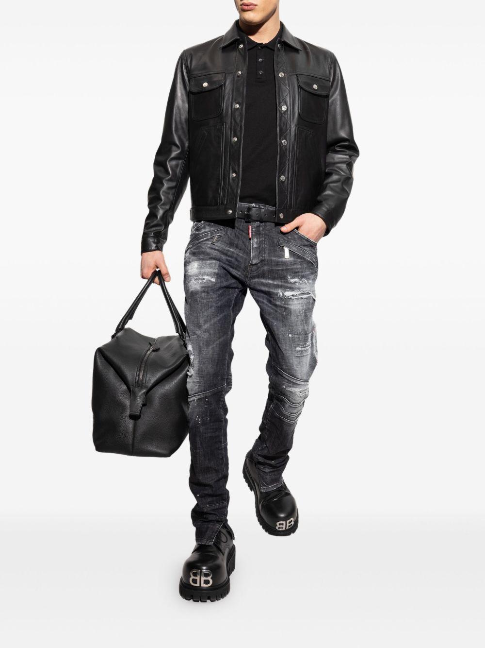 logo-tag jeans  Product Image