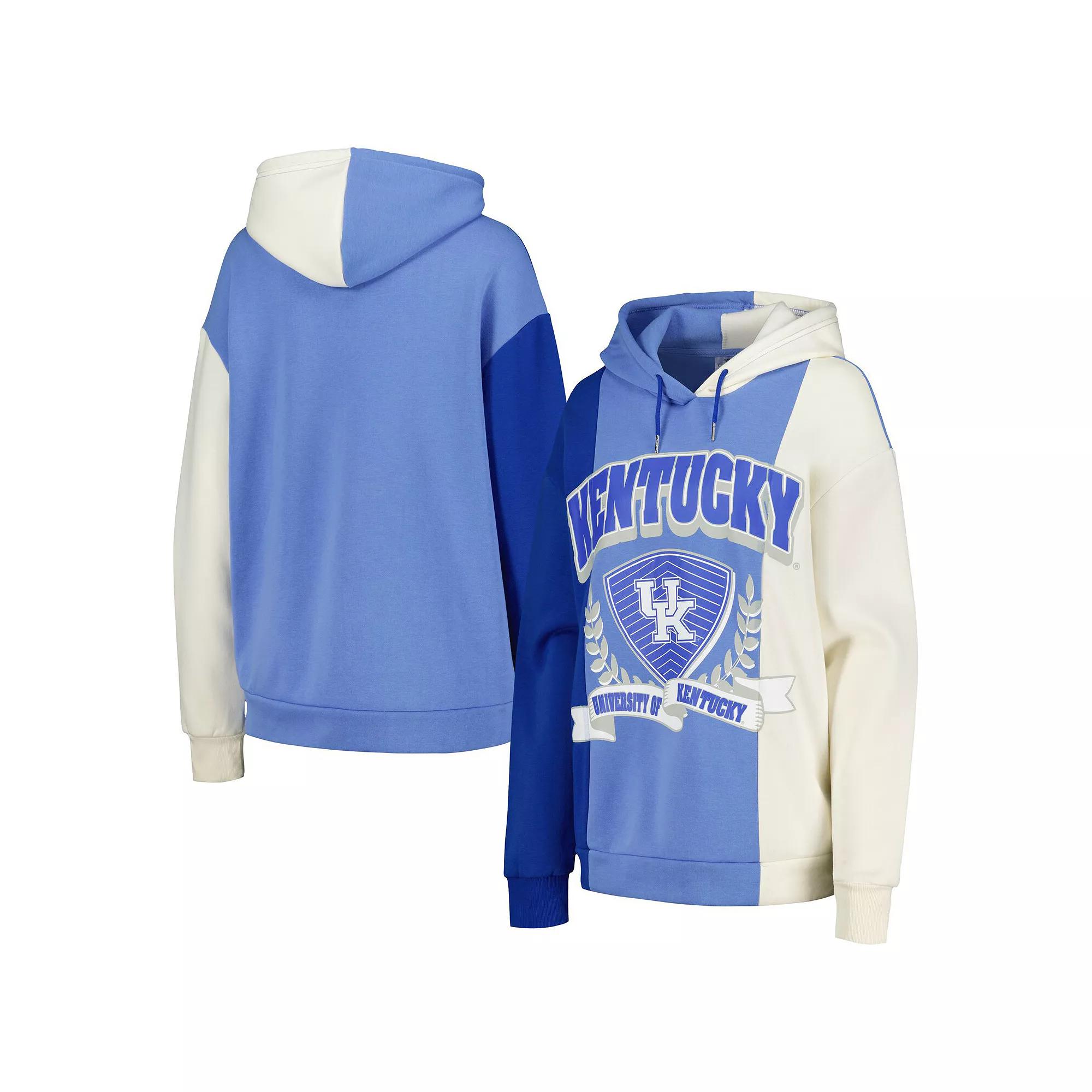 Women's Gameday Couture Royal Kentucky Wildcats Hall of Fame Colorblock Pullover Hoodie, Size: XL, Blue Product Image