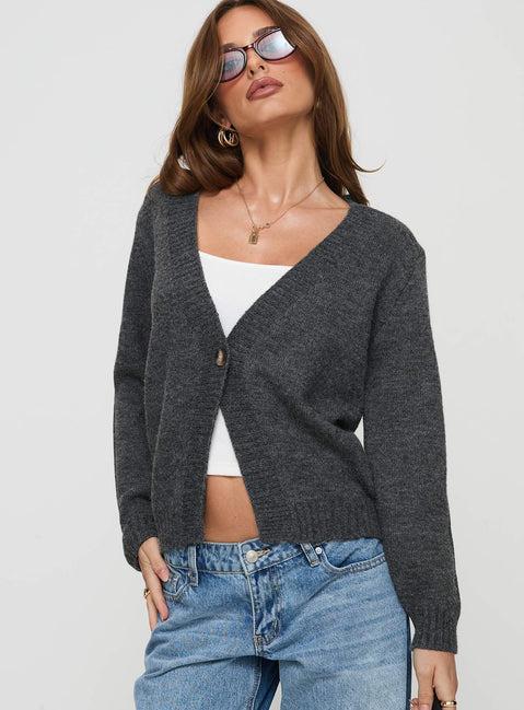 Larkins Cardigan Grey Product Image