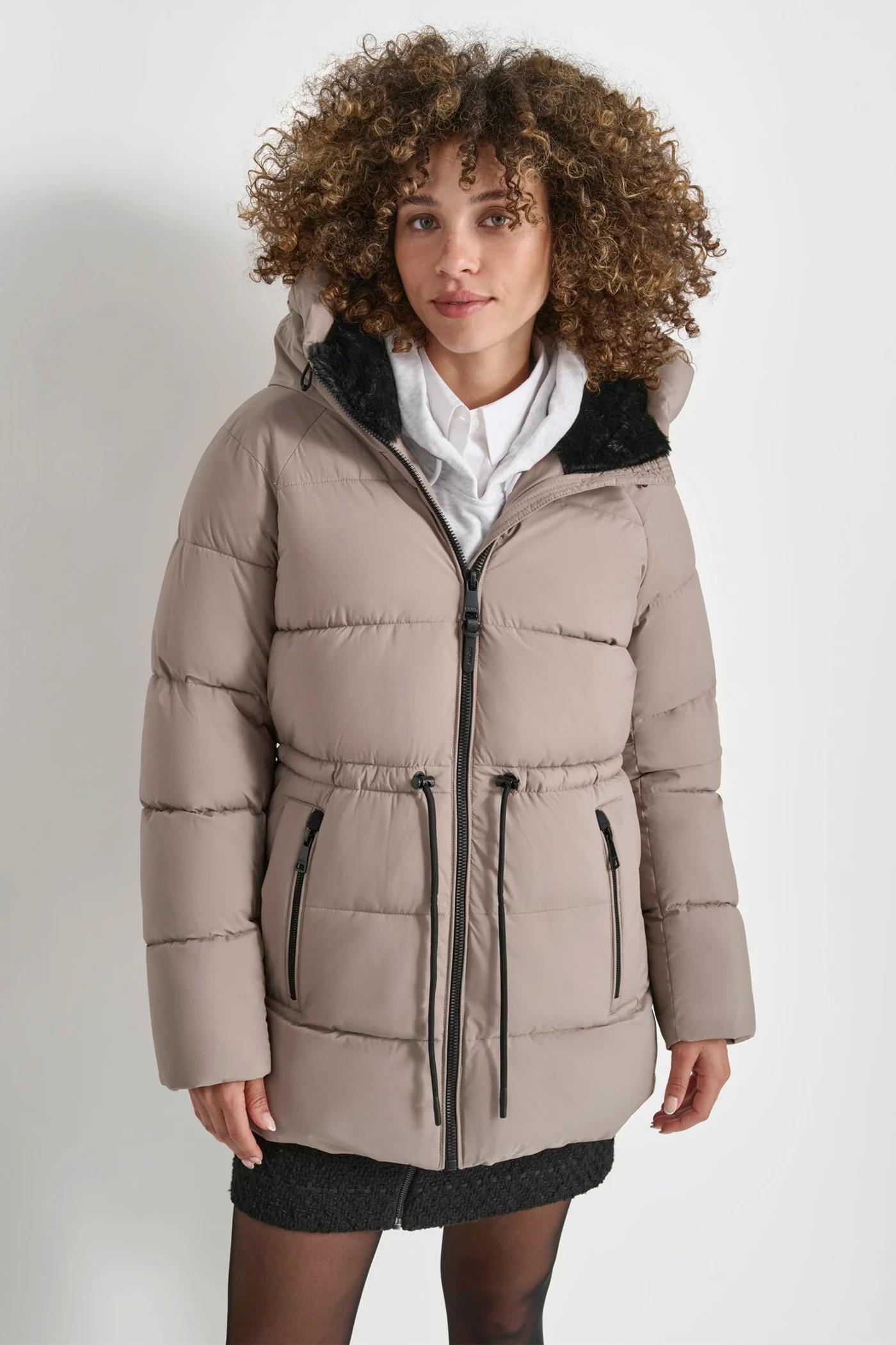 MID LENGTH LUSH PUFFER JACKET Product Image