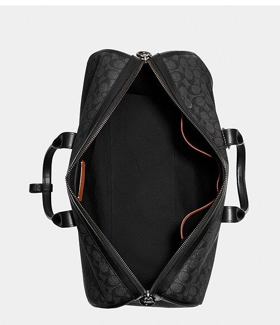 COACH Gotham Signature Coated Canvas And Refined Calfskin Leather Duffel Bag Product Image