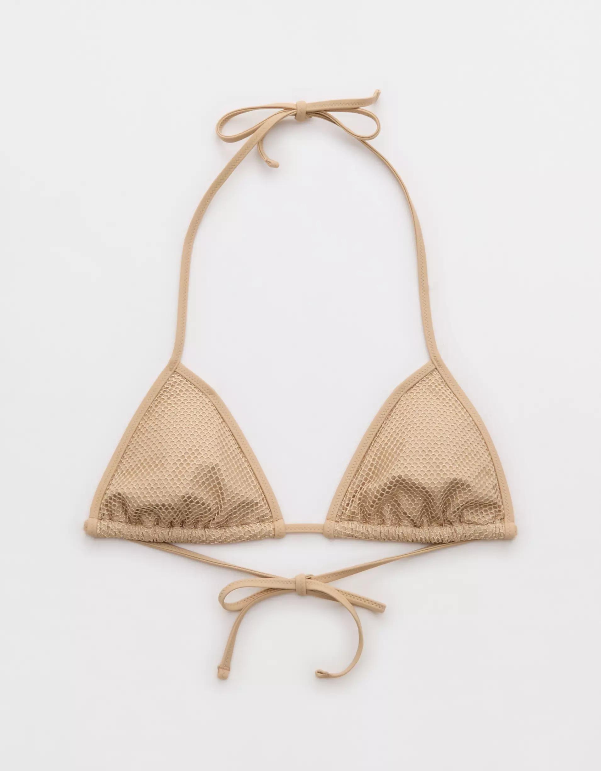 Aerie The Sun-Lover Metallic Bikini Top Product Image