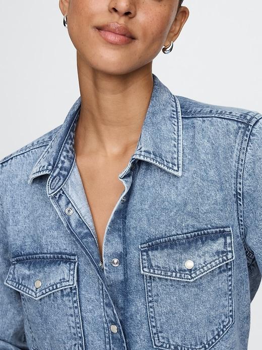 UltraSoft Denim Shirt Product Image