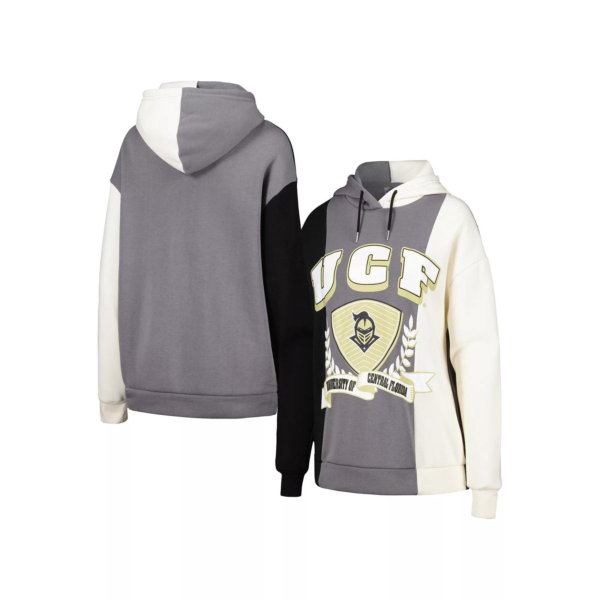 Women's Gameday Couture Black UCF Knights Hall of Fame Colorblock Pullover Hoodie, Size: Small, Grey Product Image