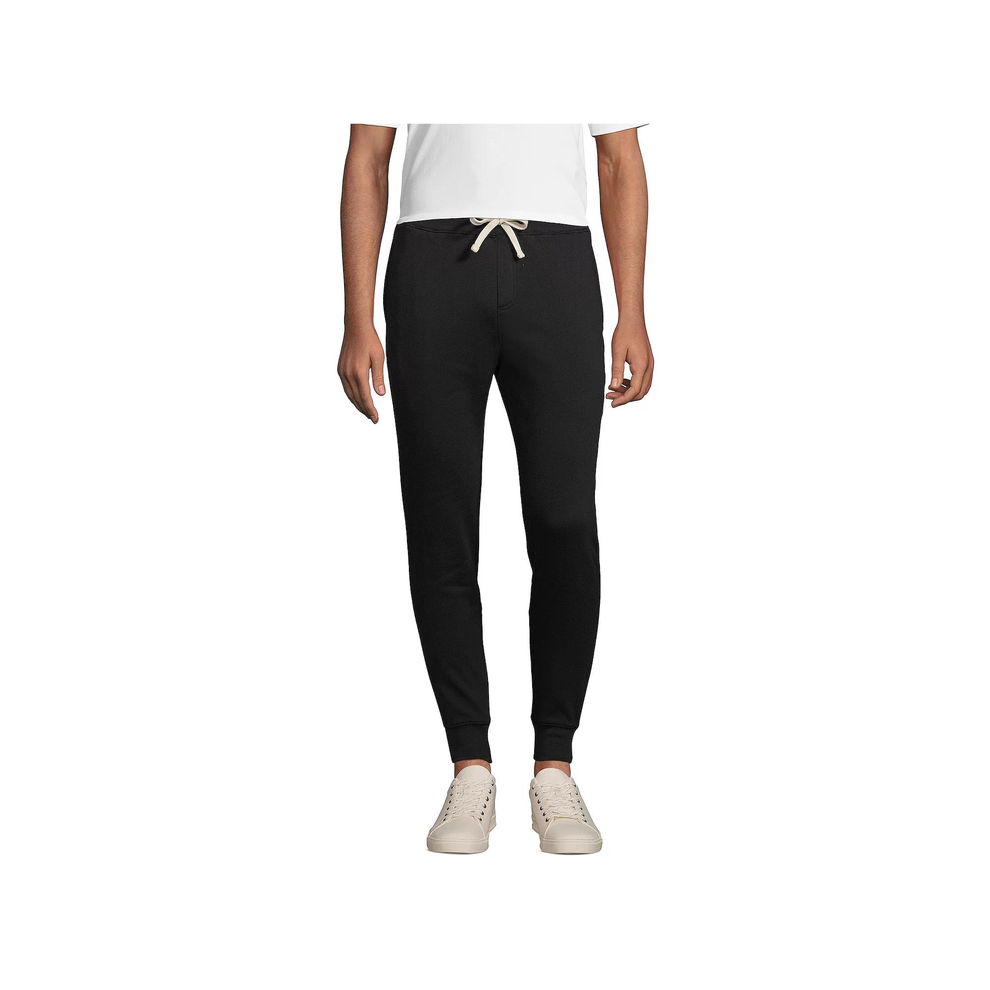 Adult Lands' End School Uniform Jogger Sweatpants, Men's,  Product Image