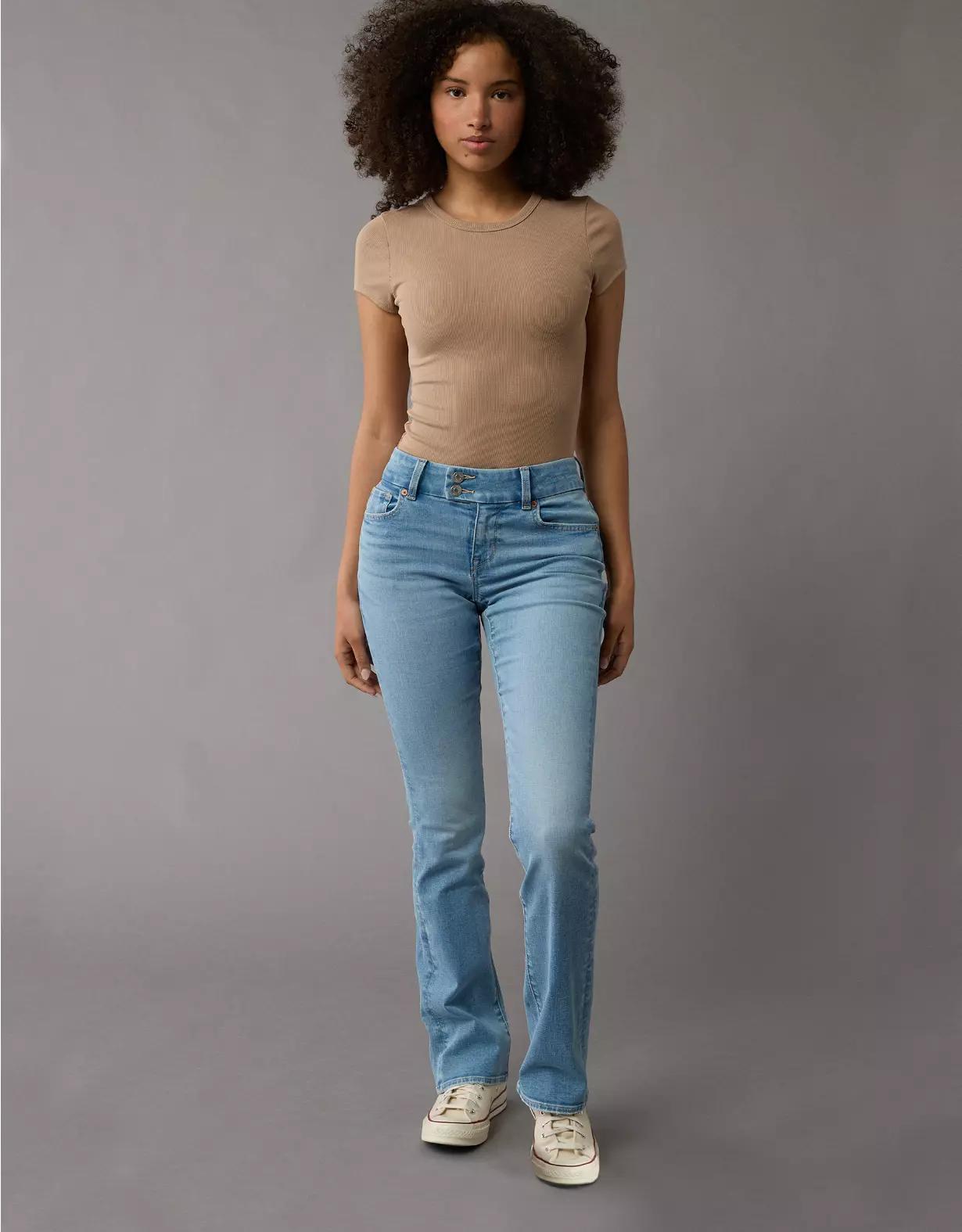 AE Next Level Curvy High-Waisted Skinny Kick Jean Product Image