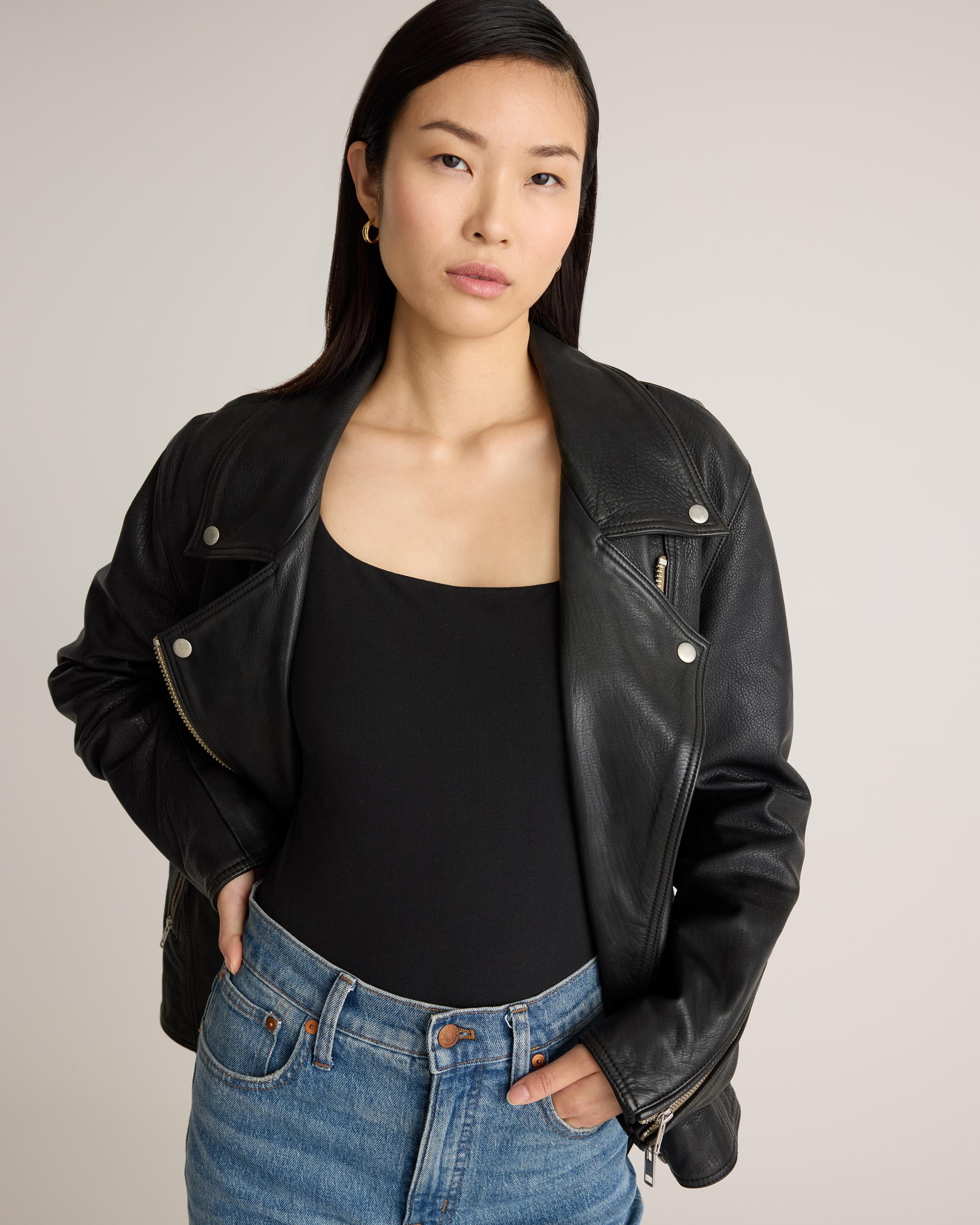 Quince | Women's Stretch Cotton Jersey Square Neck Tank Top Bodysuit Size XL, Organic Cotton Product Image