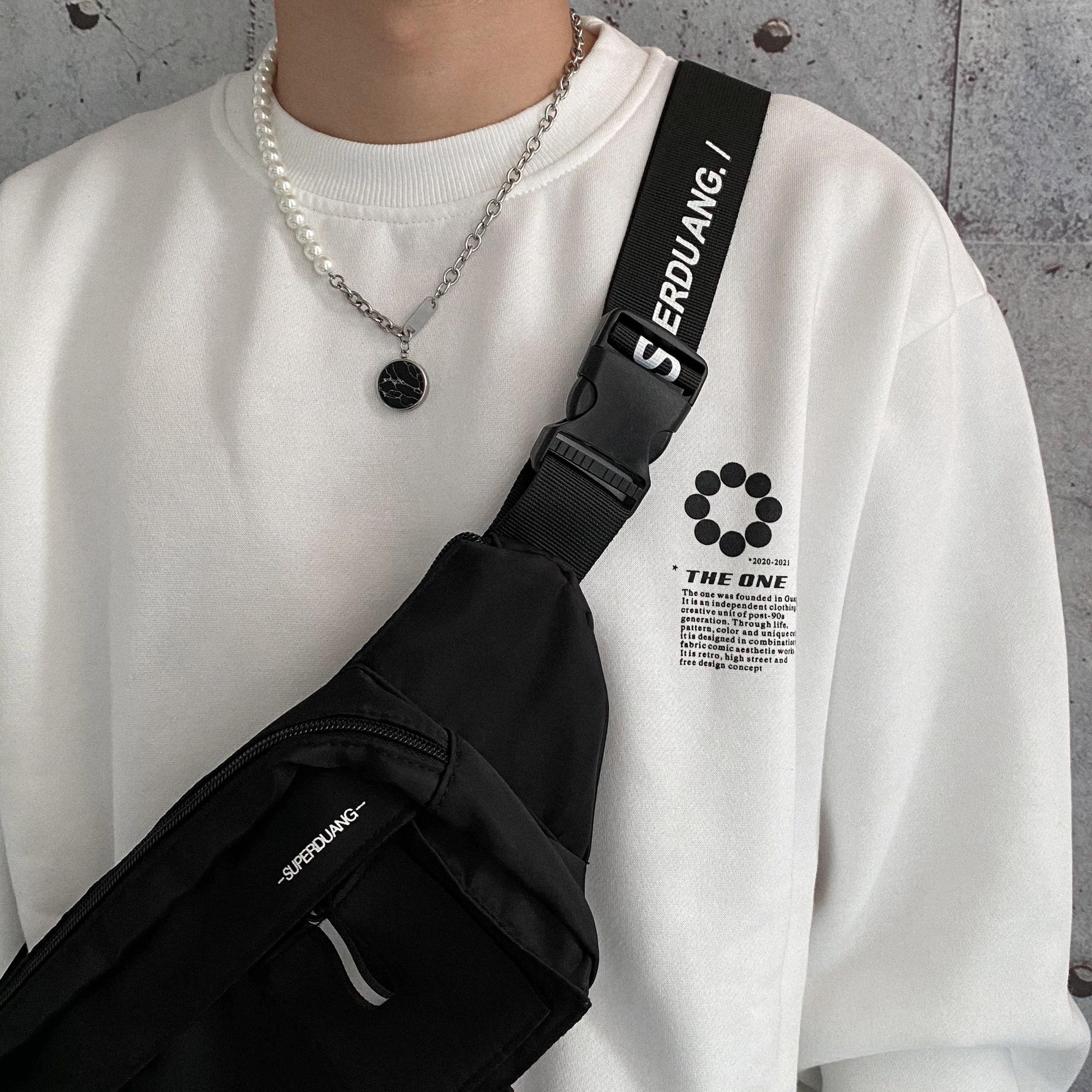 PENDANT HALF PEARL CHAIN NECKLACE Product Image