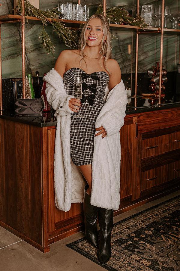 Flirty Moments Tweed Mini Dress Product Image