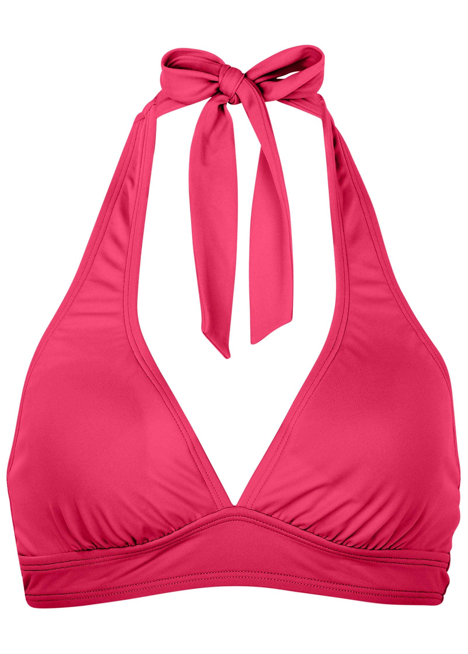 Anguilla Perfect Fit Halter Top - Raspberry Product Image