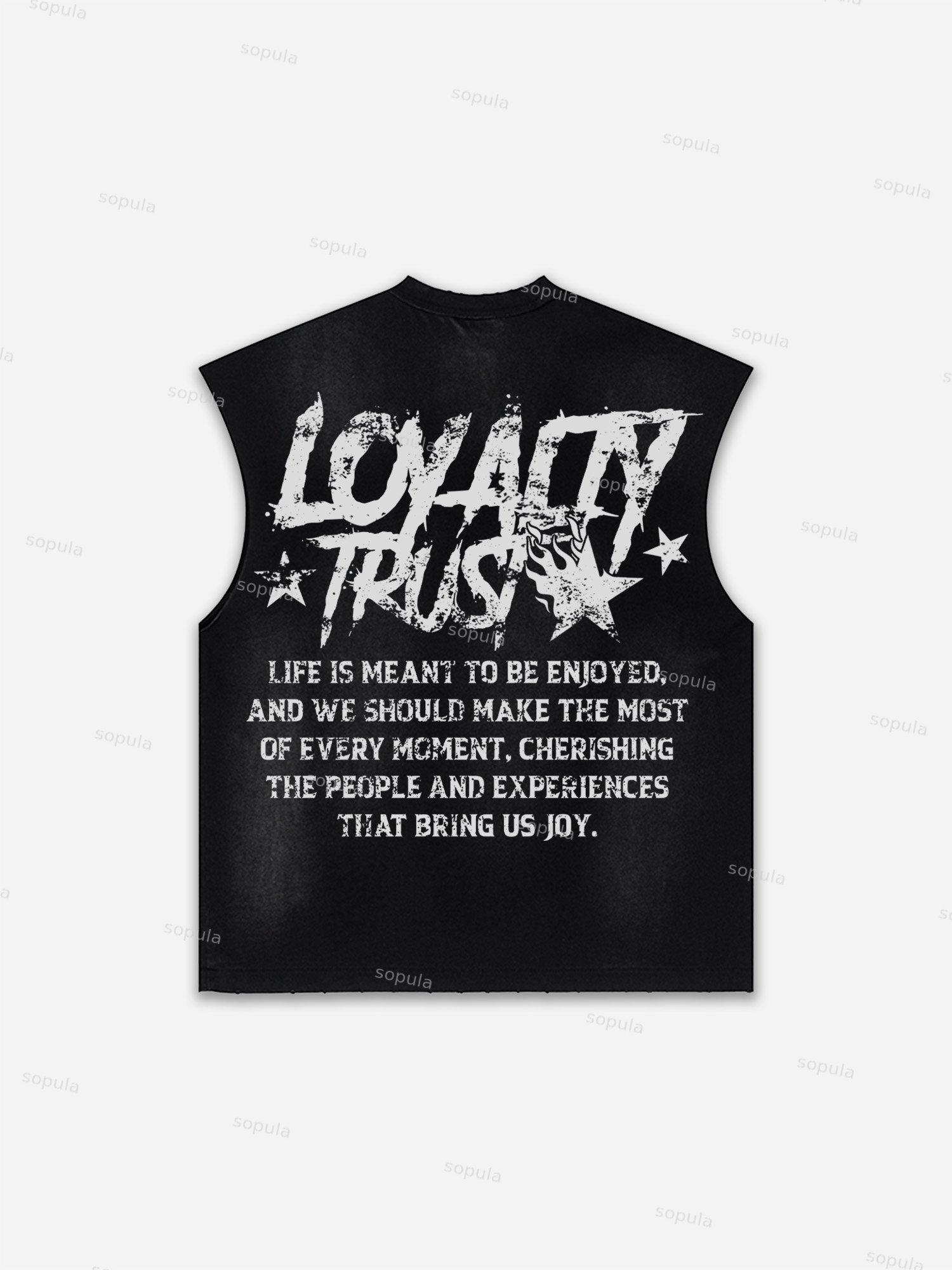 Men's Washed Saint Graphic Child Of God Print Tank Top Product Image