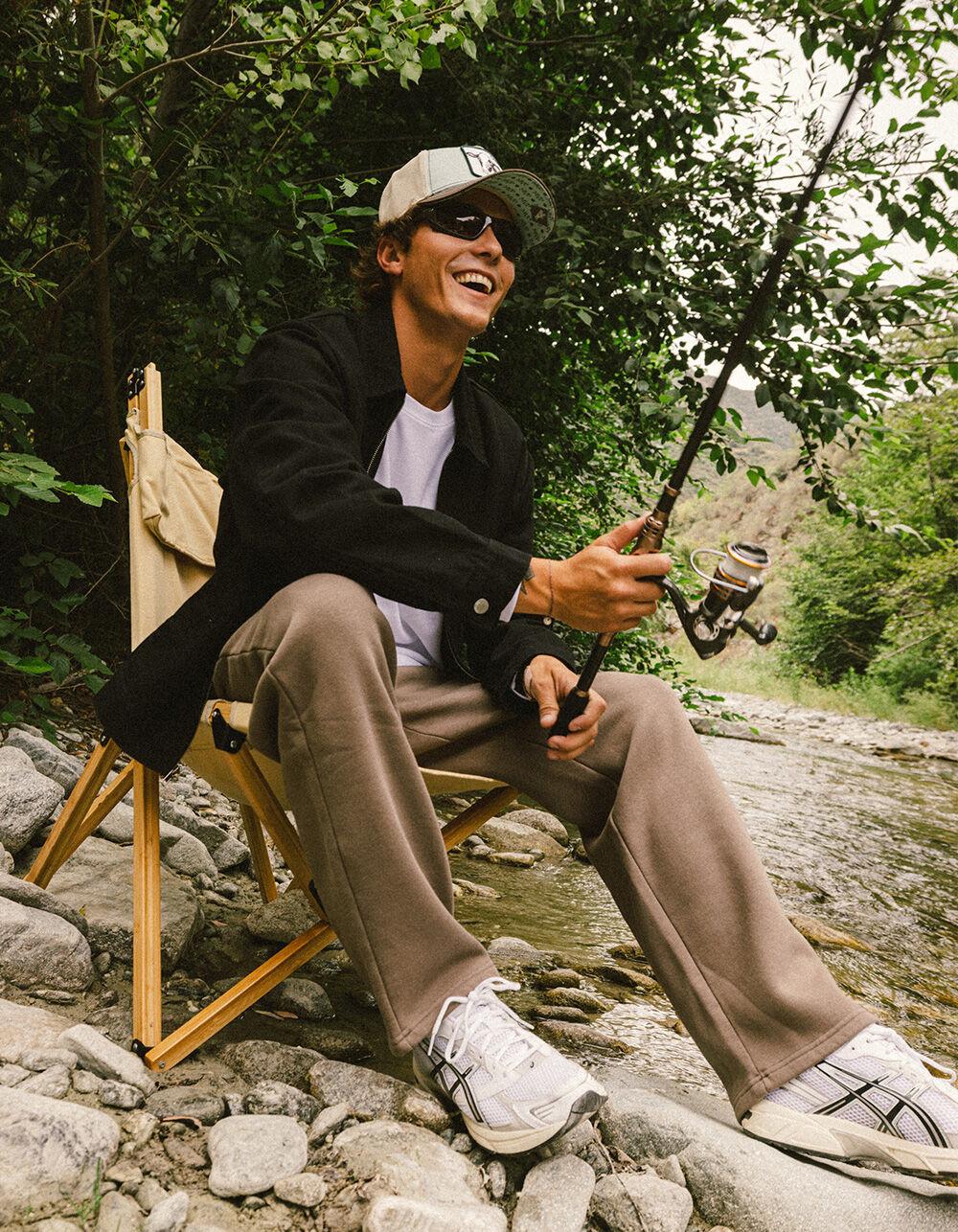 RSQ Mens Loose Fit Sweatpants - FADED BROWN Product Image