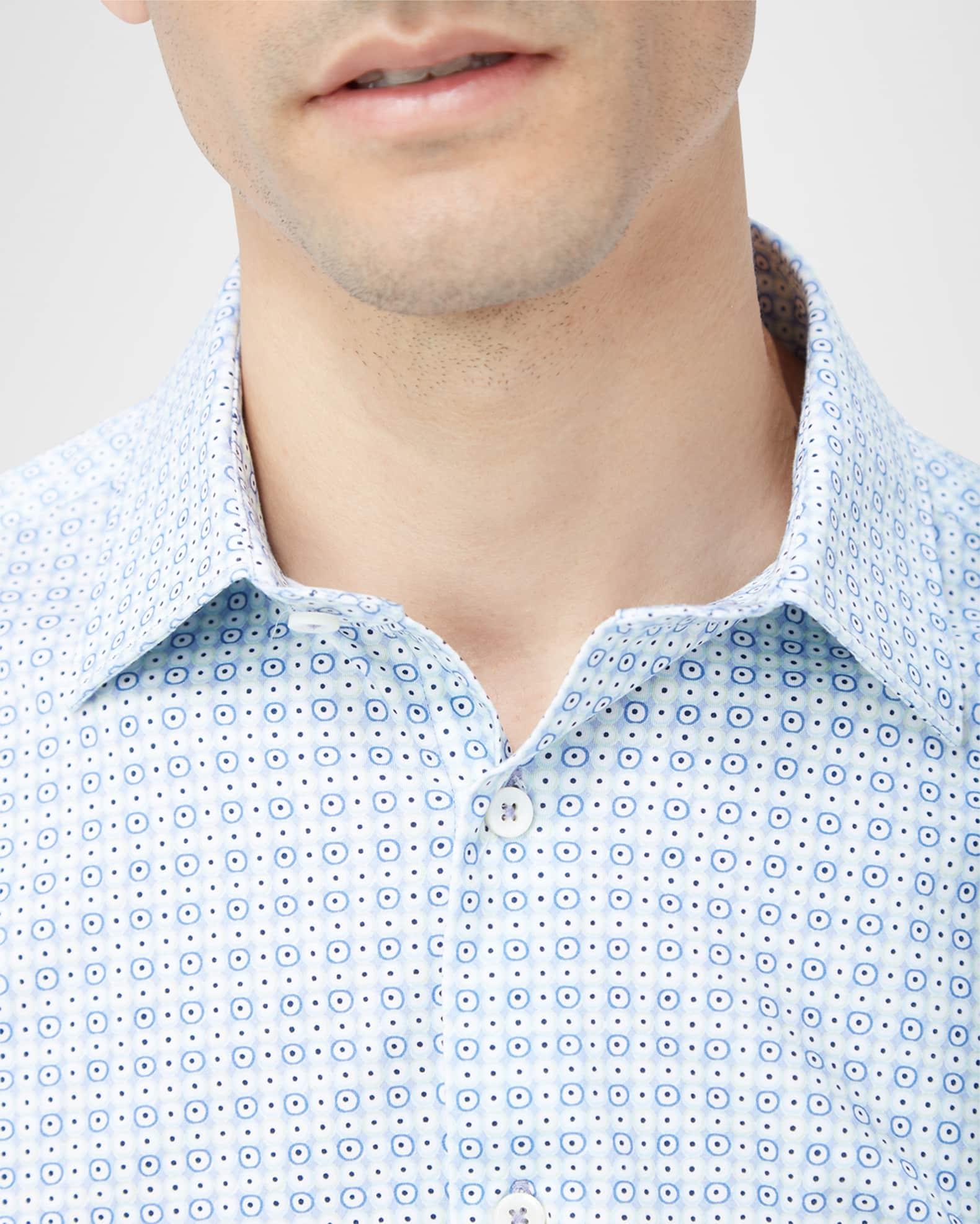 Men's OoohCotton James Geometric Sport Shirt Product Image