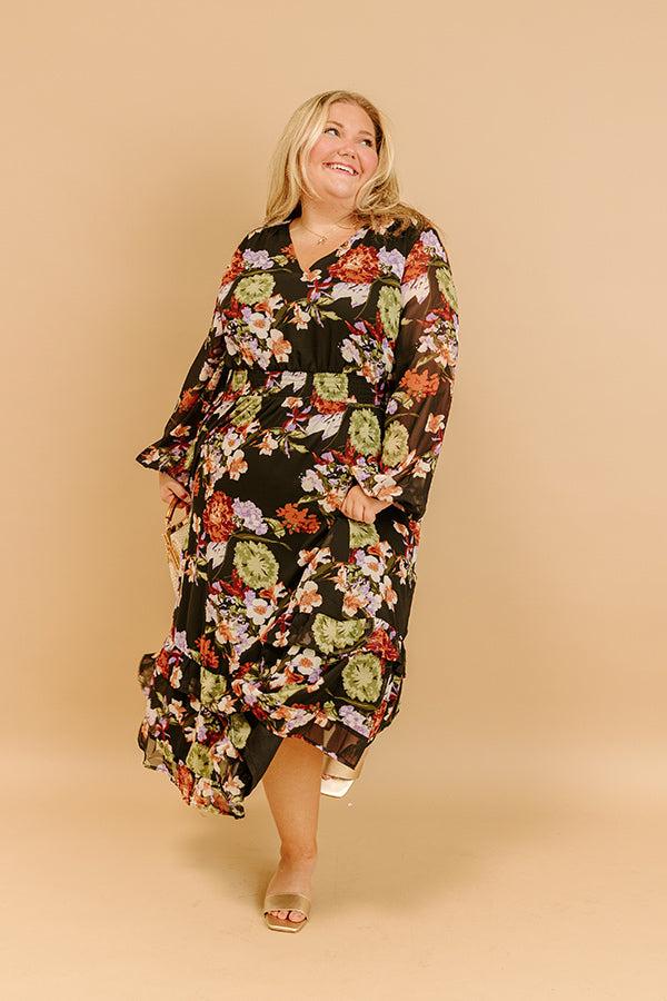 Vineyard Stroll Floral Midi Curves Product Image