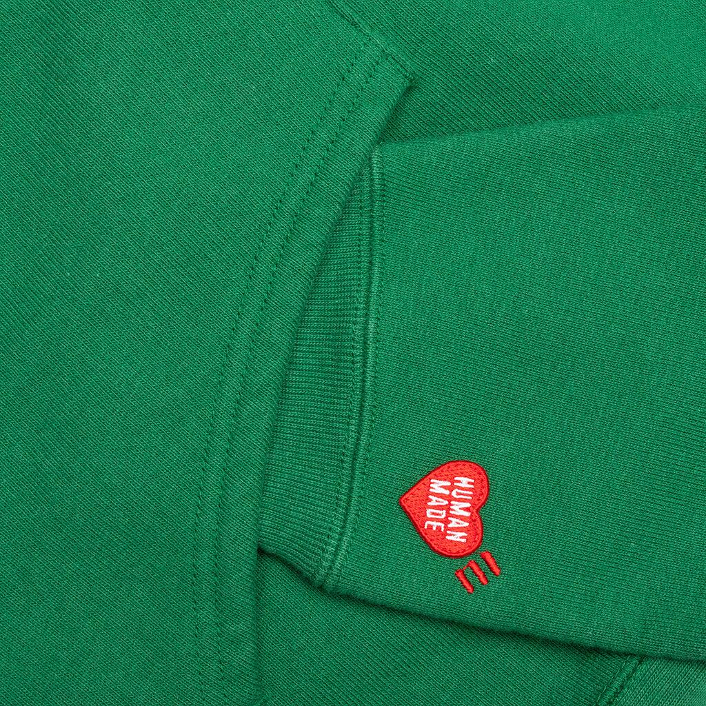 Heavyweight Hoodie - Green Male Product Image