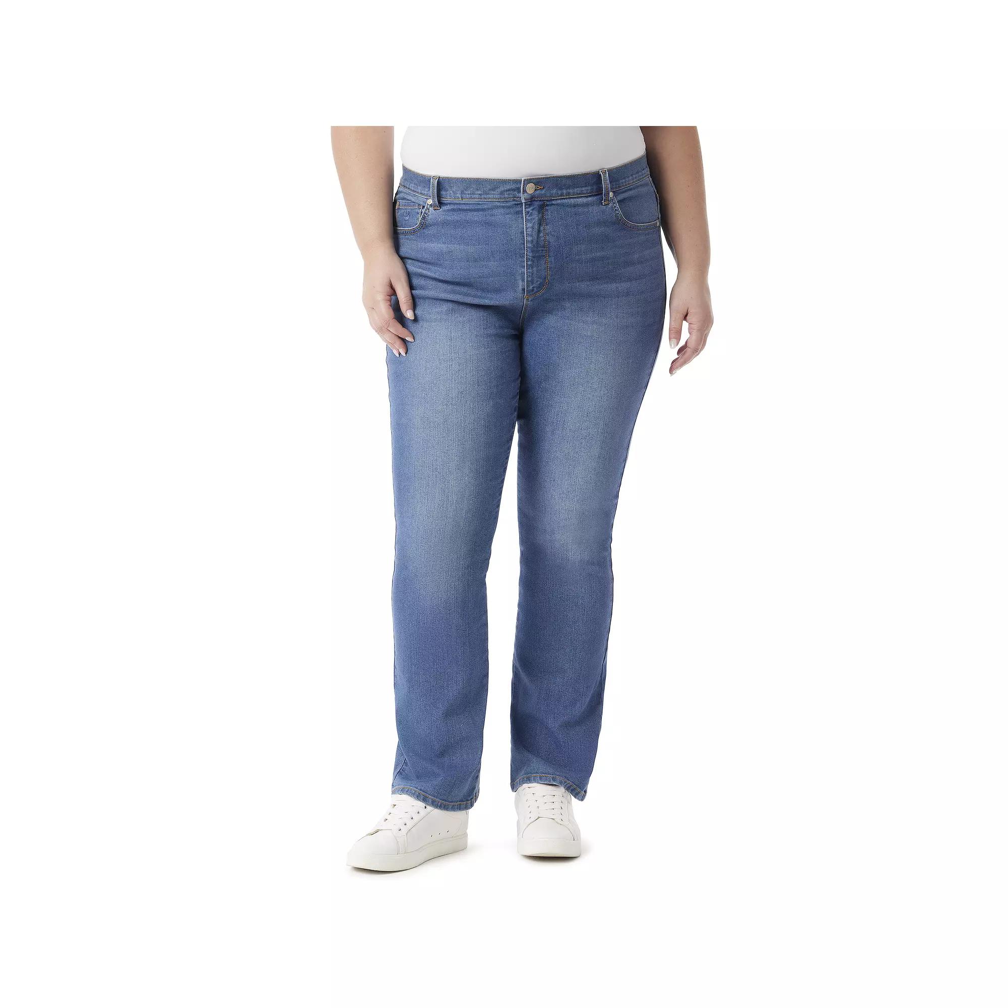 Plus Size Gloria Vanderbilt Amanda Original Boot Cut Jeans, Womens Product Image