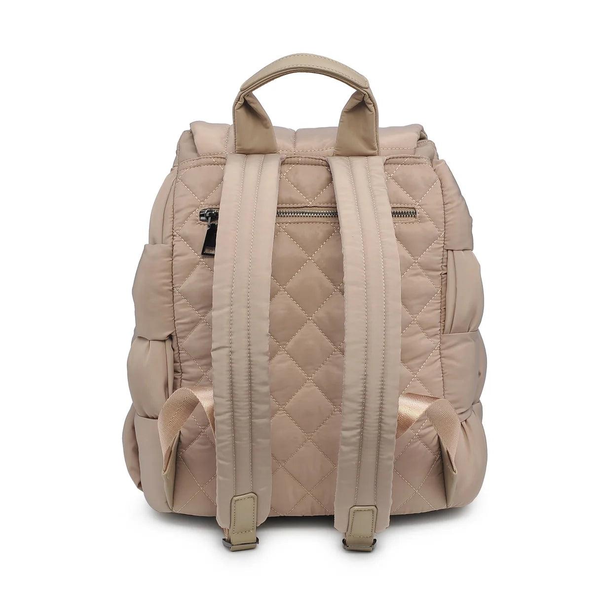 Quilted Woven Nylon Backpack Product Image