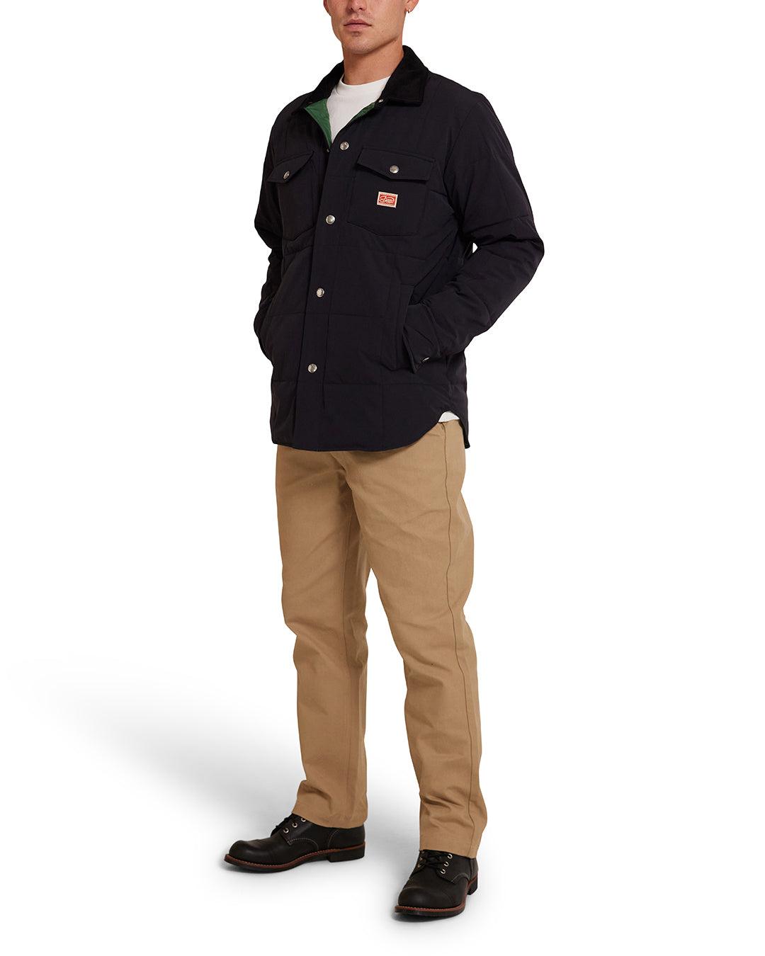 Maxwell Padded Overshirt - Black Product Image