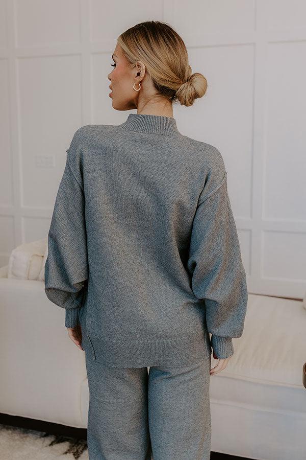 Casual Cues Knit Sweater Product Image