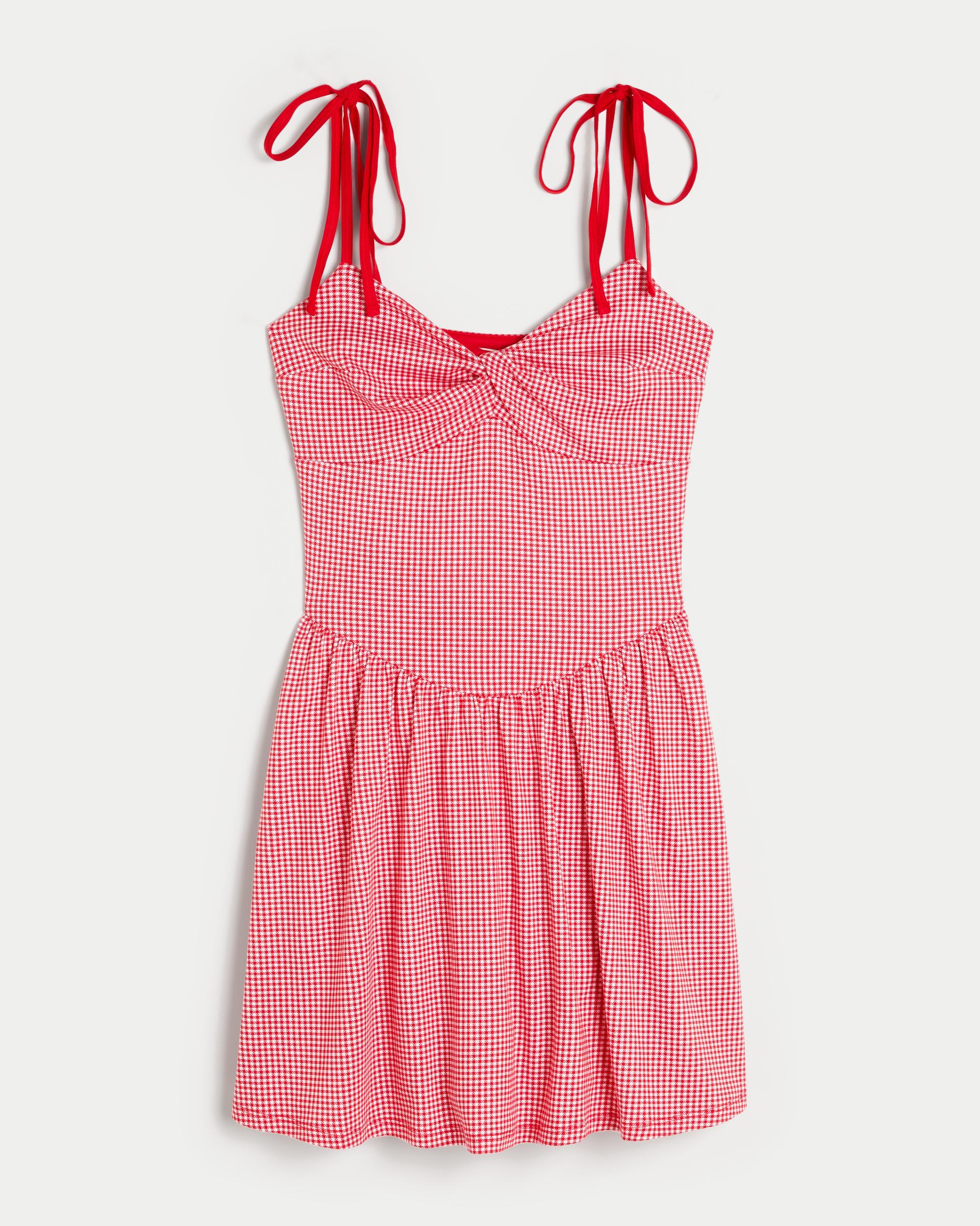 Drop-Waist Knit Mini Dress Product Image