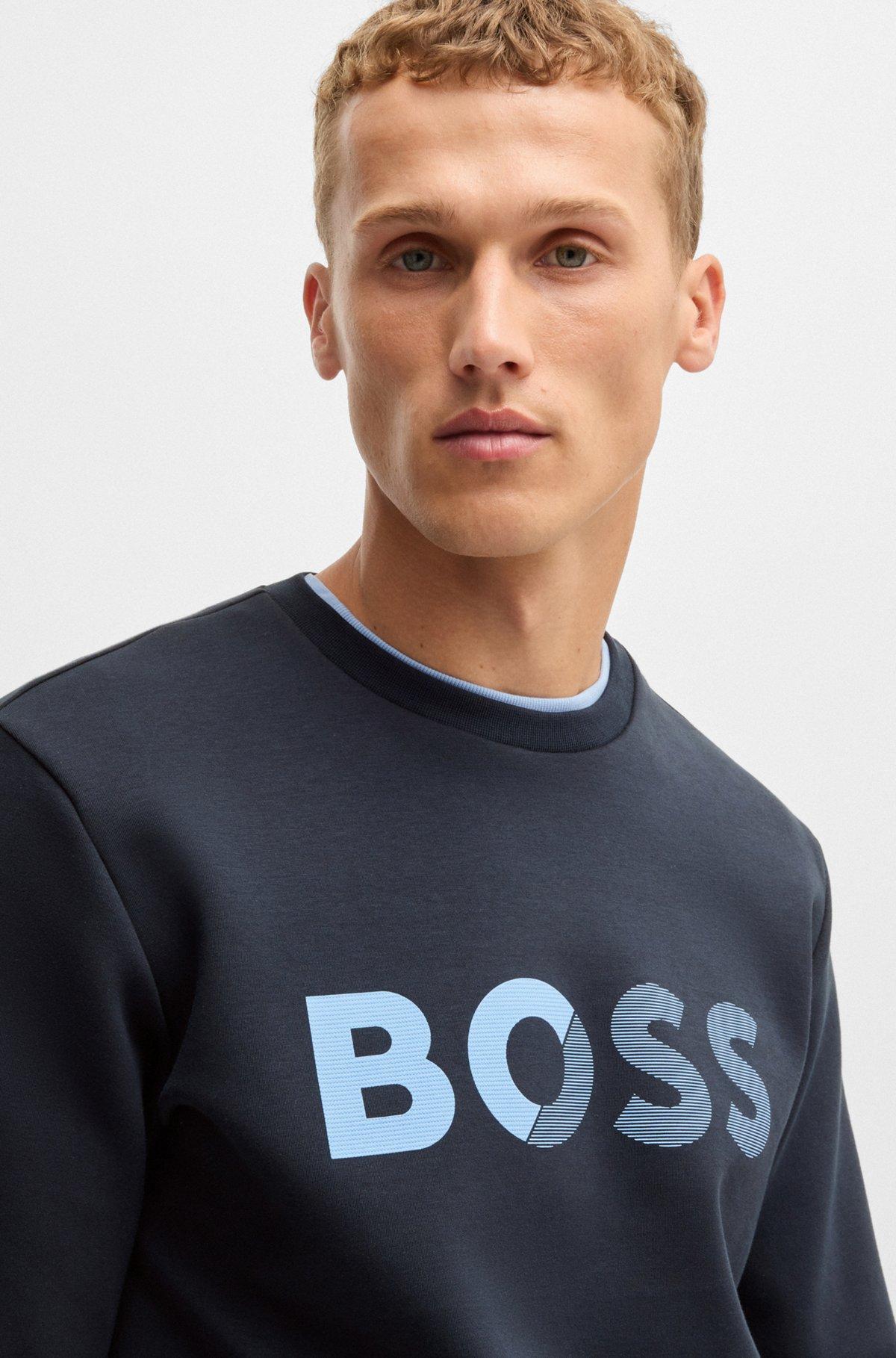 Regular-fit sweatshirt with logo print Product Image