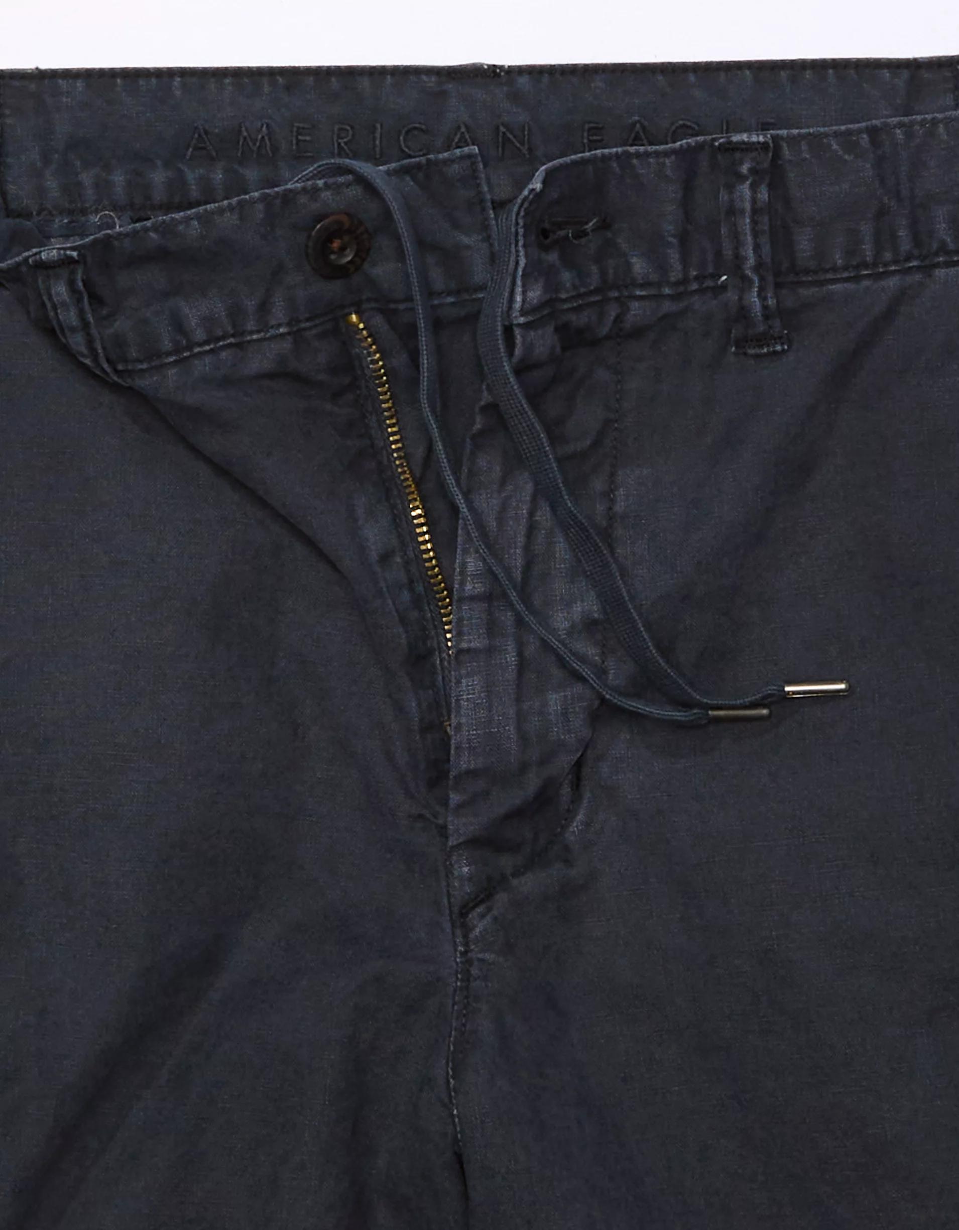 AE 9" Flex Weekend Linen-Blend Short Product Image