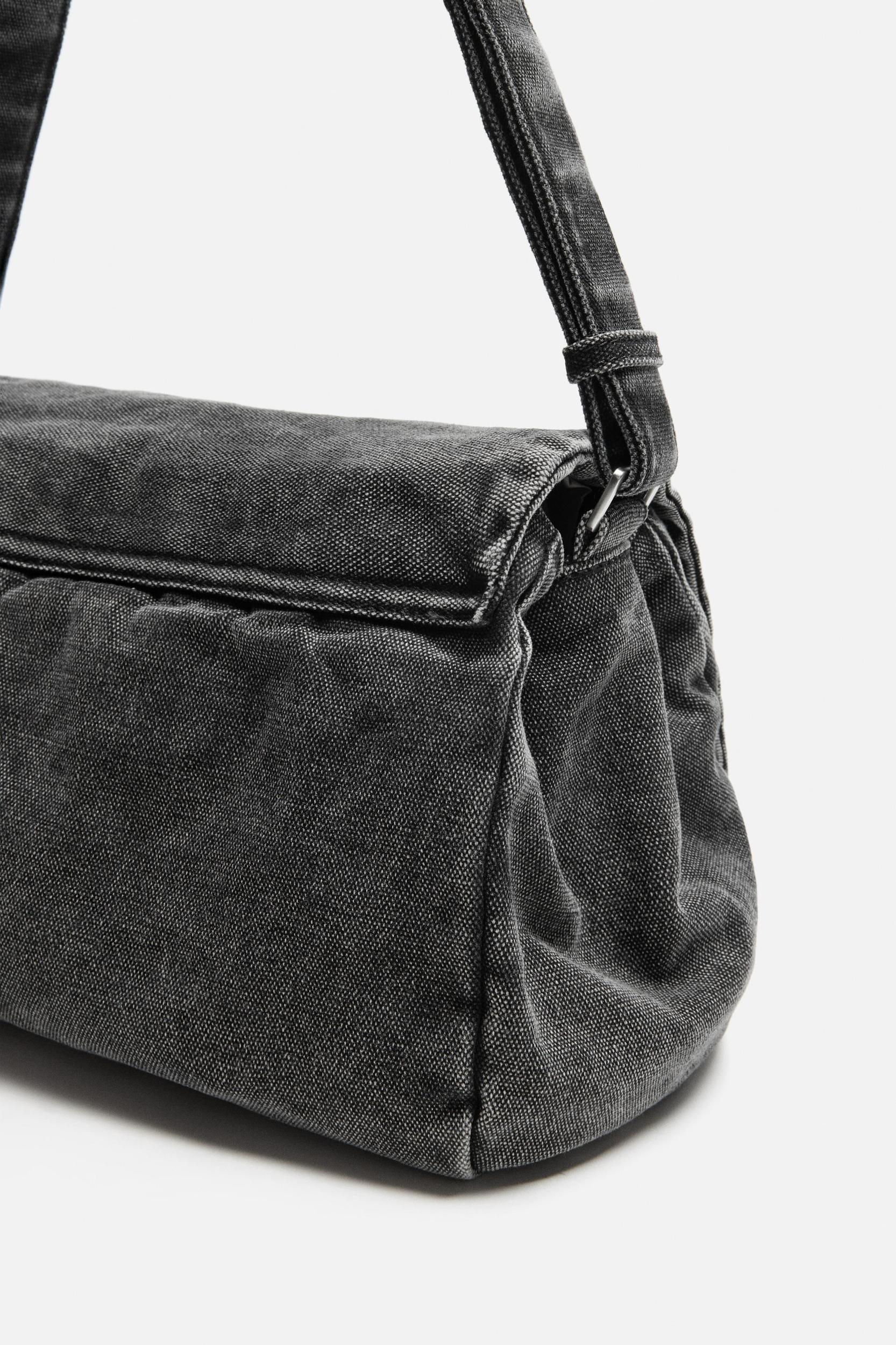 WASHED DENIM CROSSBODY BAG Product Image