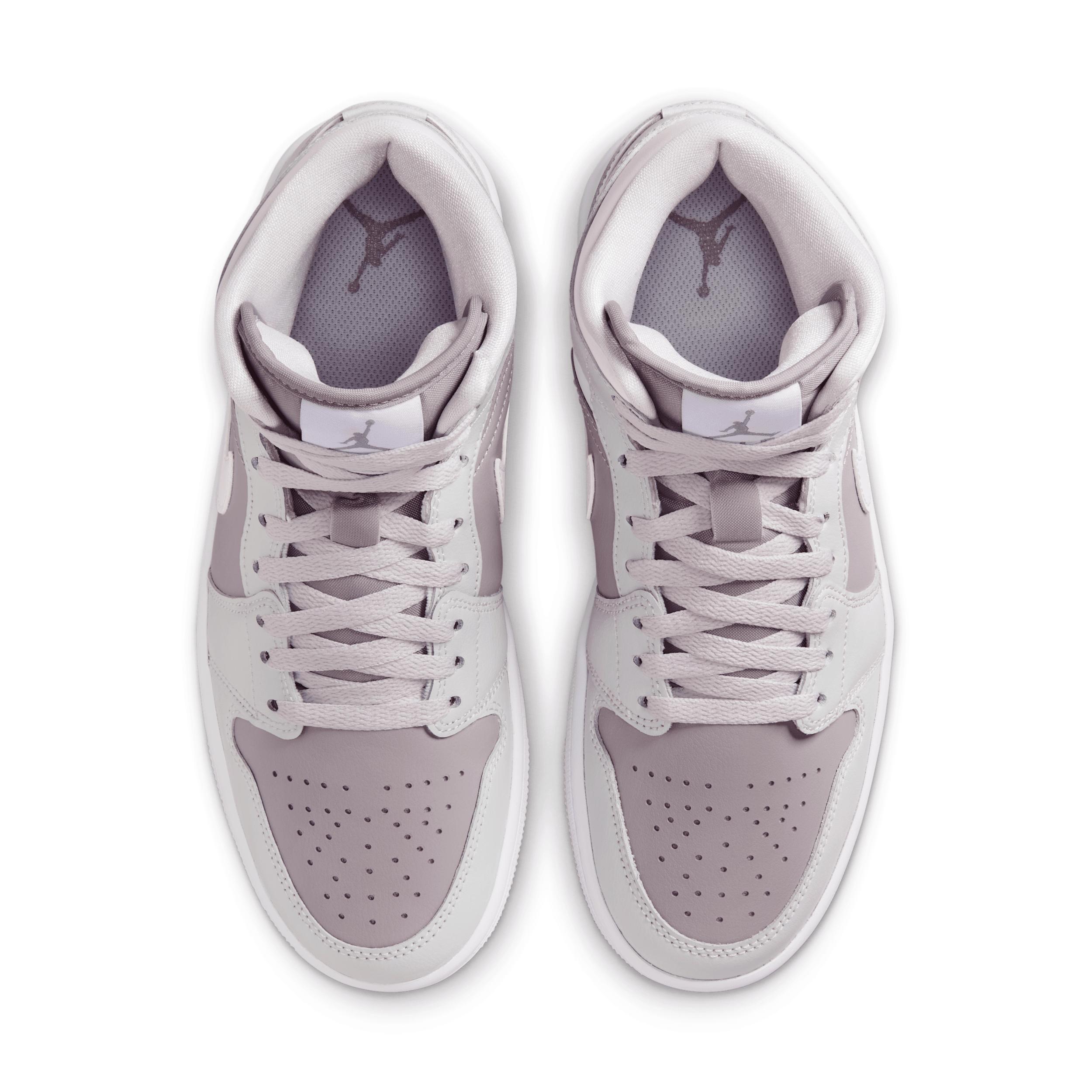 Jordan Womens Jordan AJ 1 Mid - Womens Basketball Shoes Sail/Pink Product Image