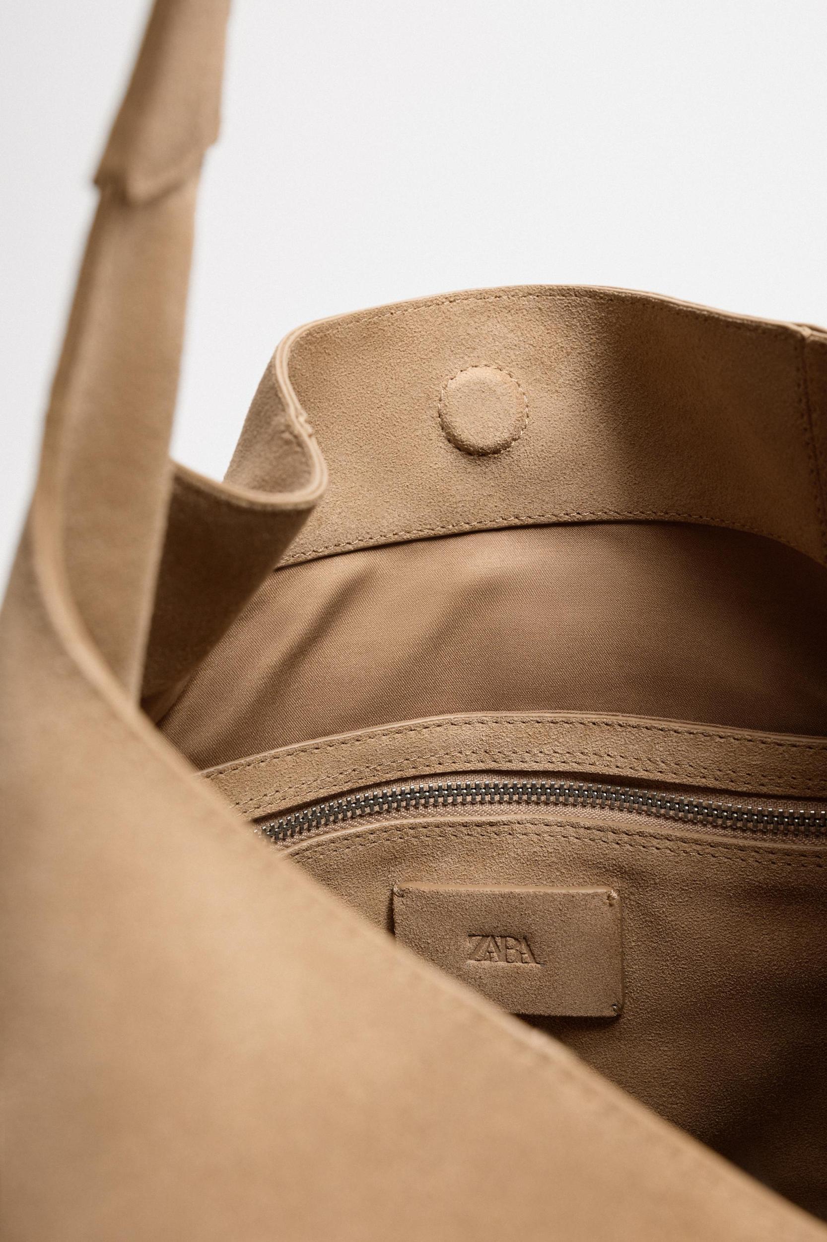 LACQUERED LEATHER SHOPPER BAG Product Image