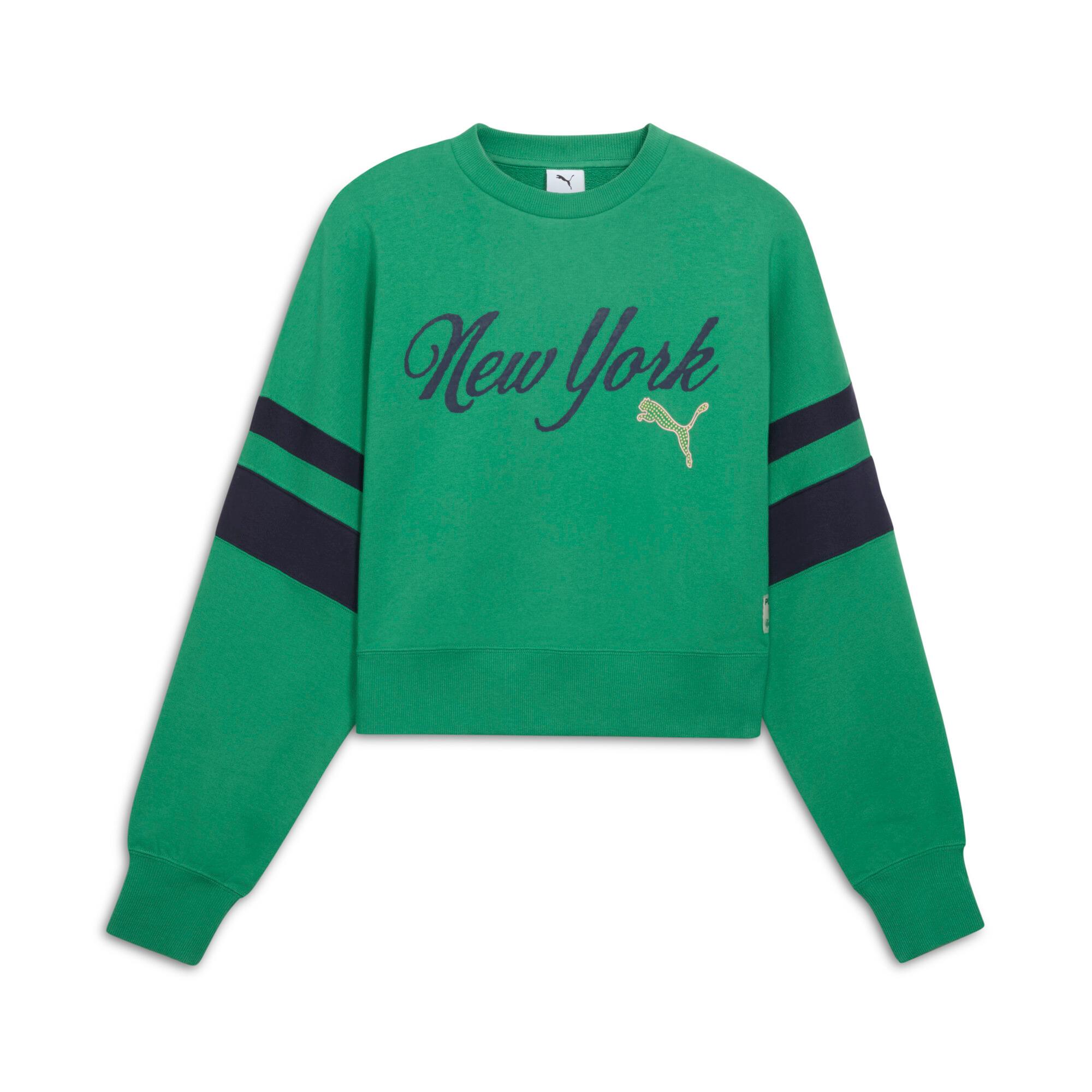 Wardrobe Essentials Bright Lights NYC Flagship Women's Crew Sweatshirt Product Image