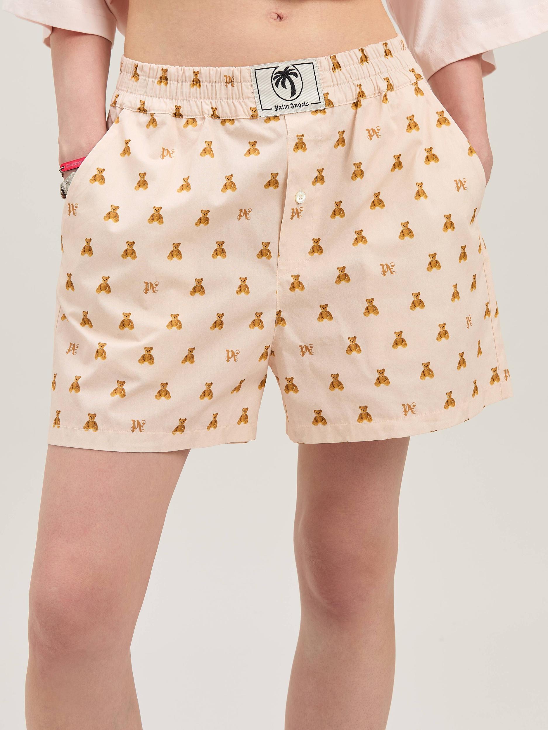 MINI BEAR MONOGRAM SHORTS SOFT PINK - BR Product Image