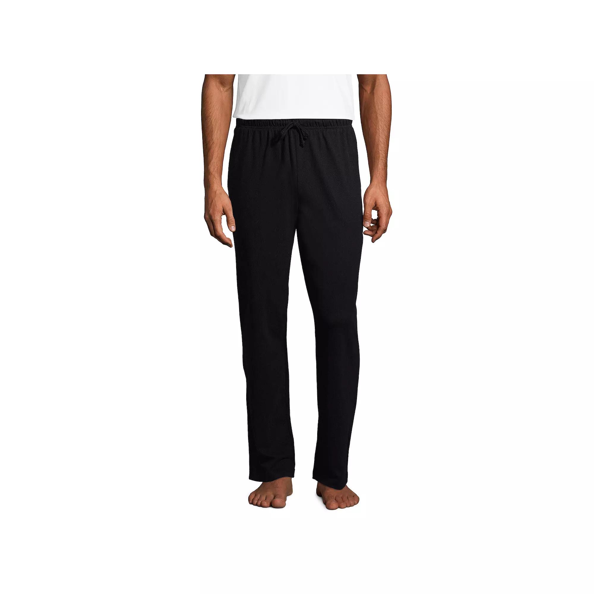 Big & Tall Lands' End Knit Jersey Sleep Pants, Men's,  Product Image
