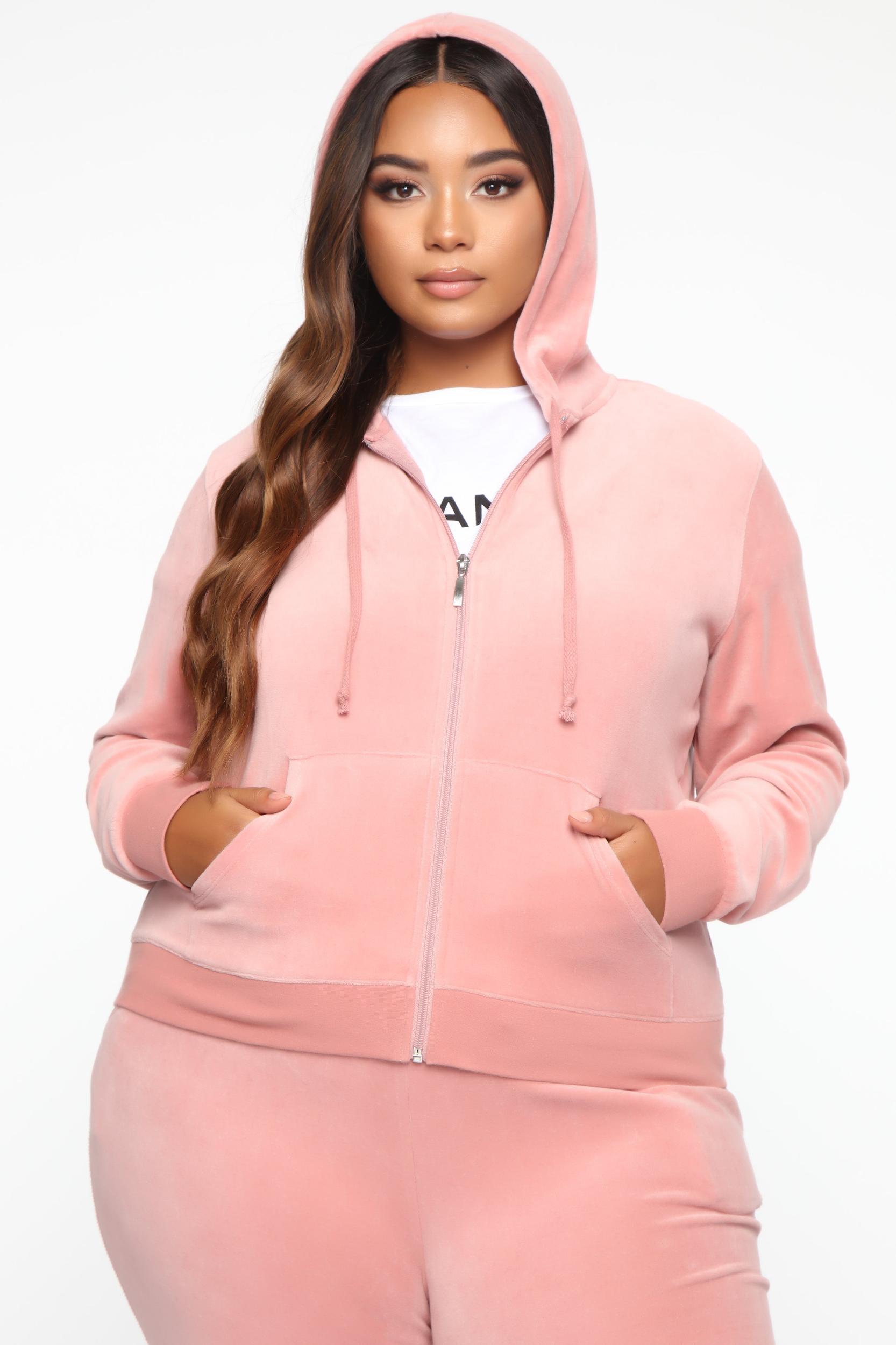 The Original Trendsetter Velour Set - Mauve Product Image