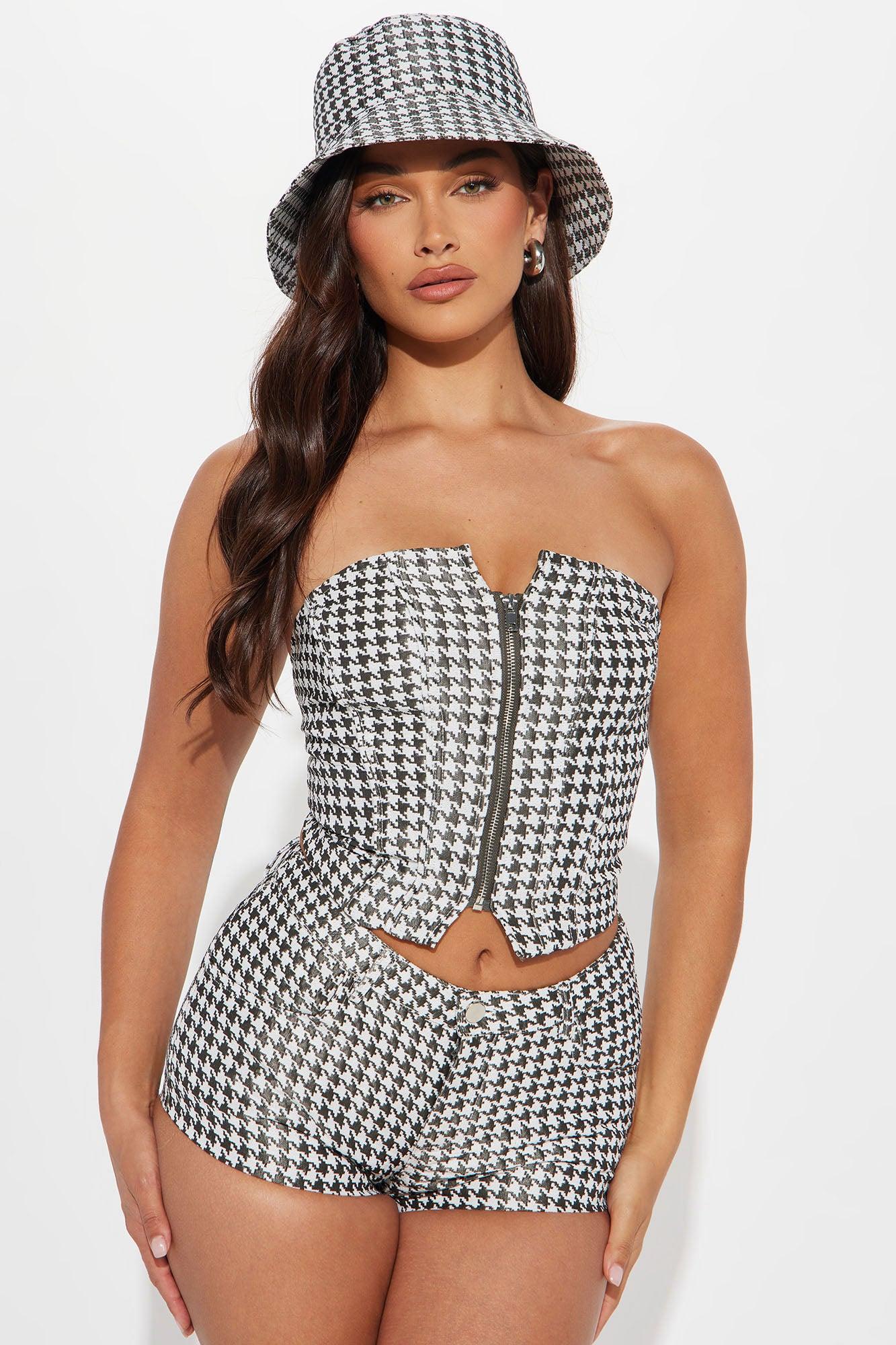 Lilah 3 Piece Short Set - White/combo Product Image