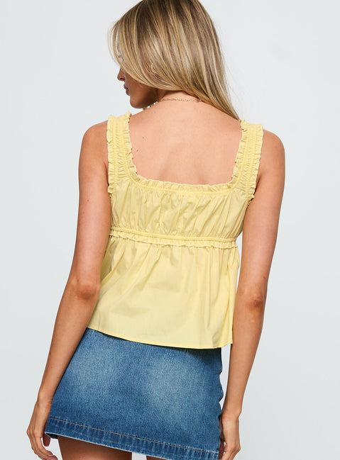Thalira Top Yellow Product Image