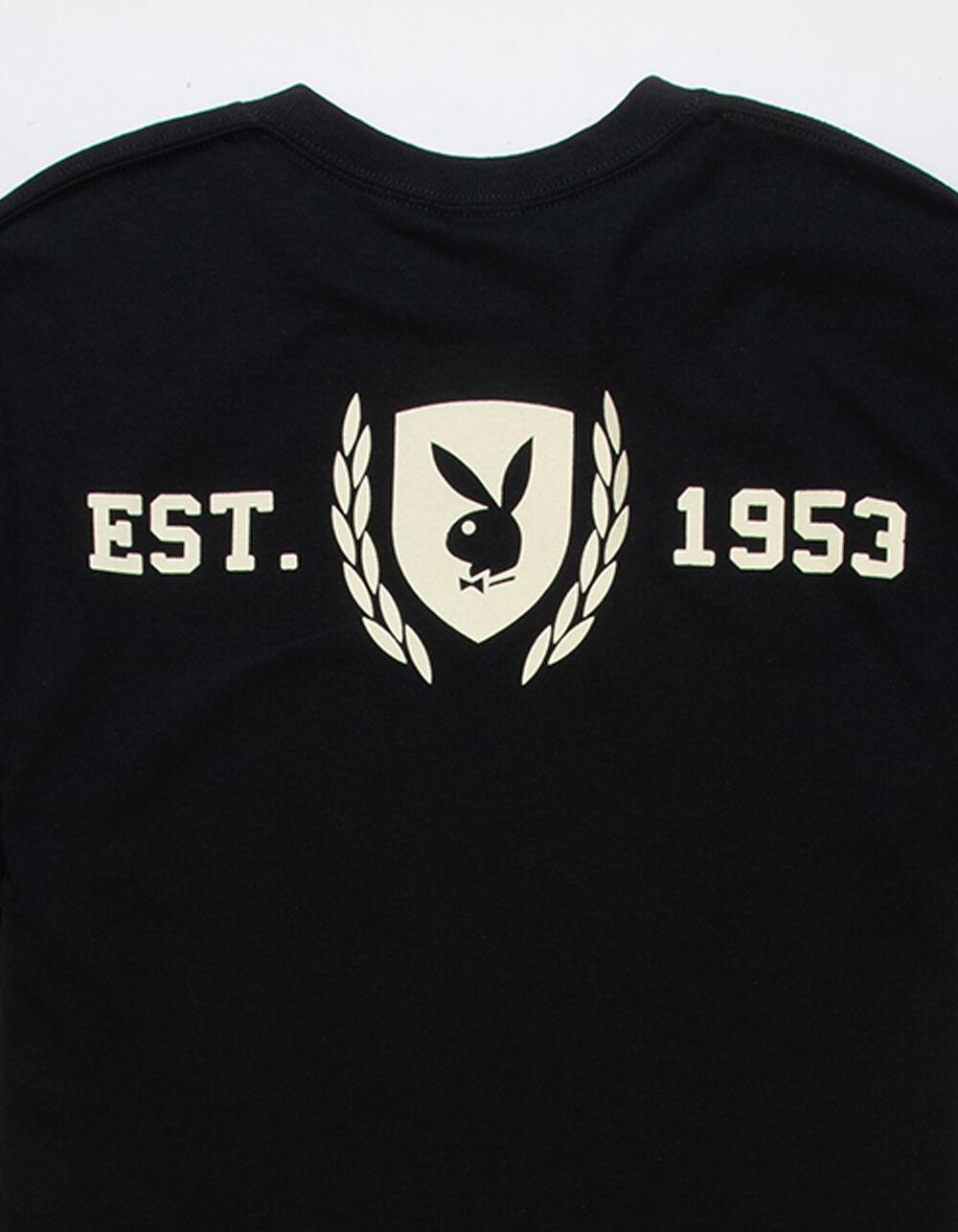 PLAYBOY Crest Mens Tee - BLACK Product Image
