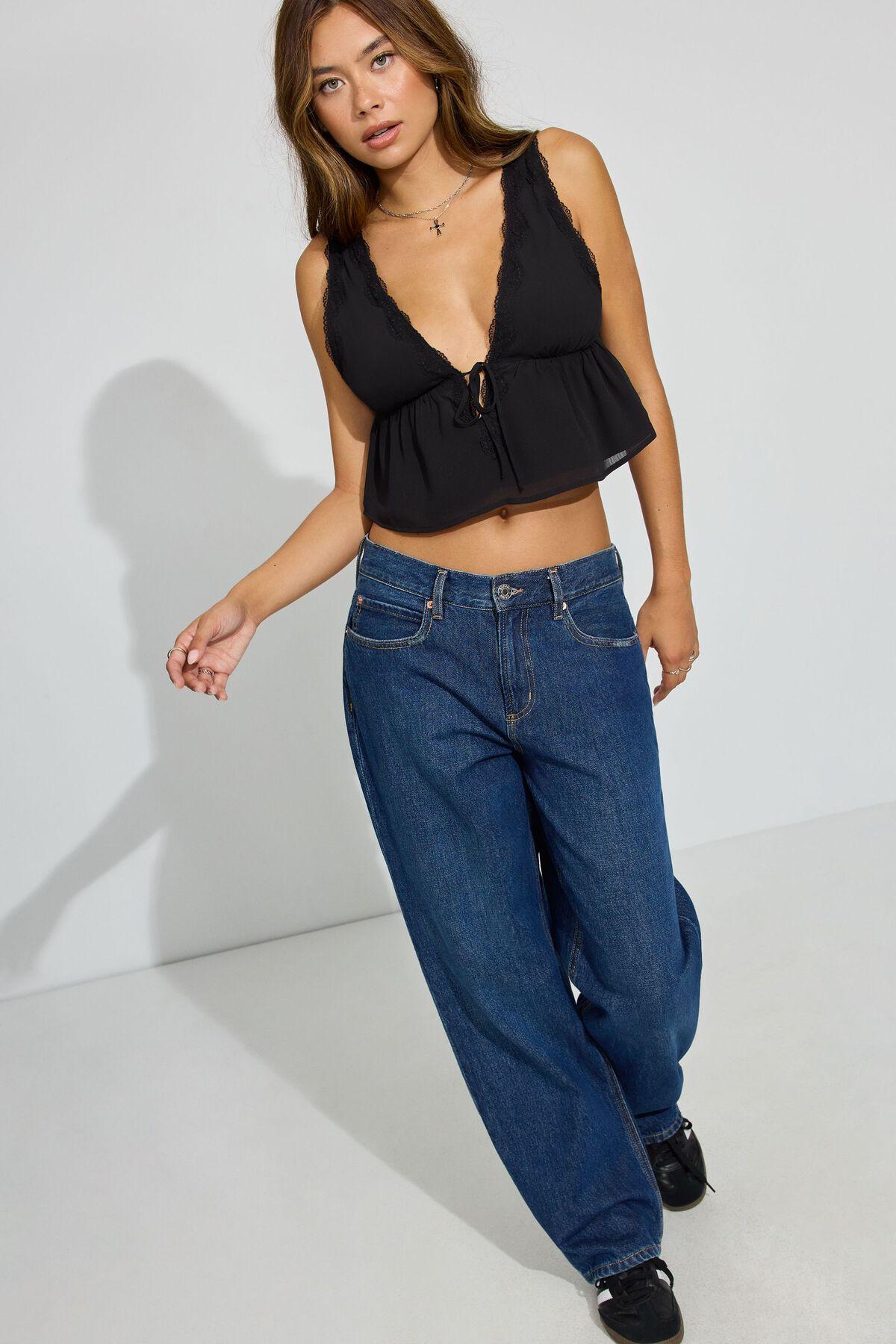 Georgette Lace Trim Cami Top Product Image