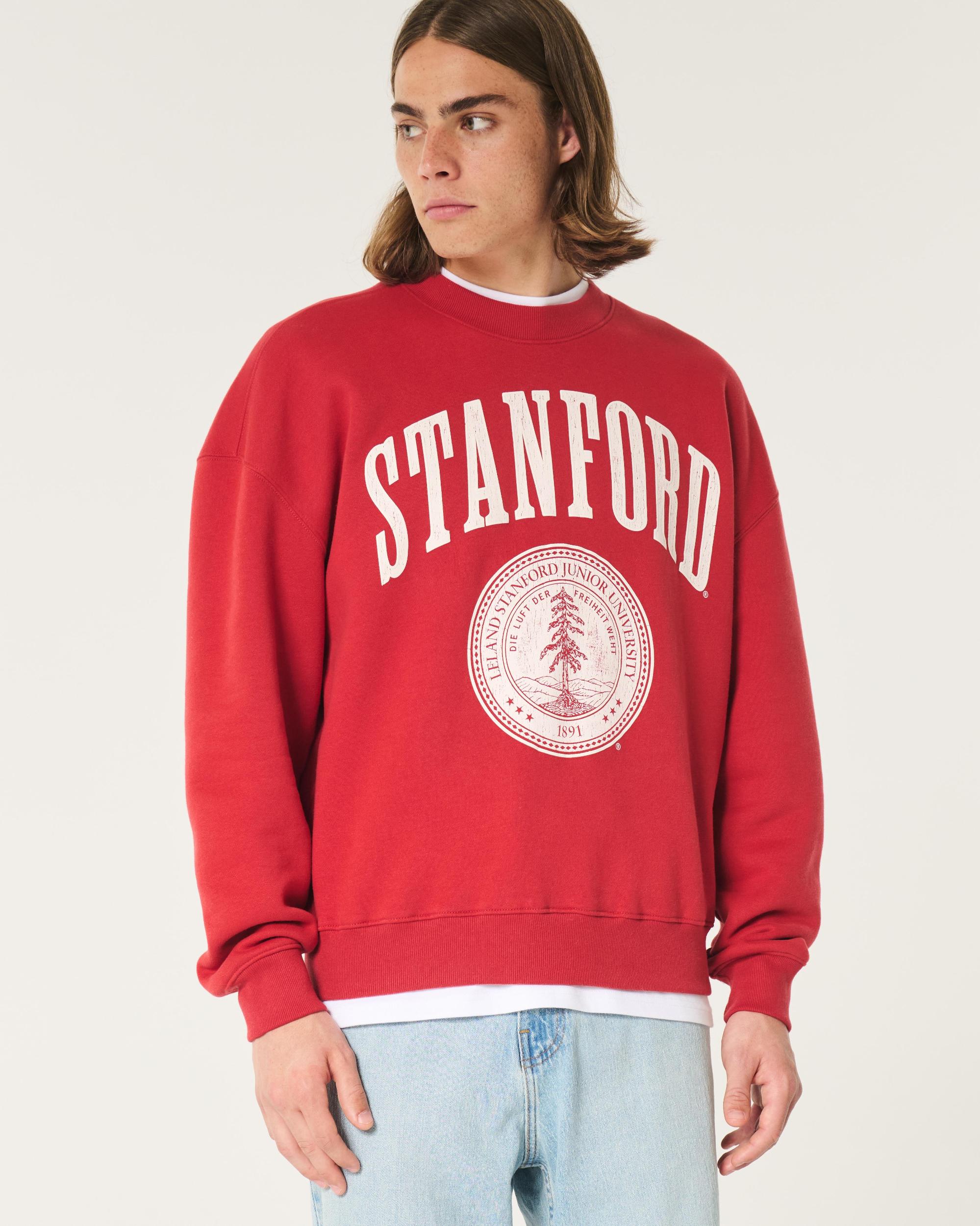 Boxy USC Graphic Crew Sweatshirt Product Image