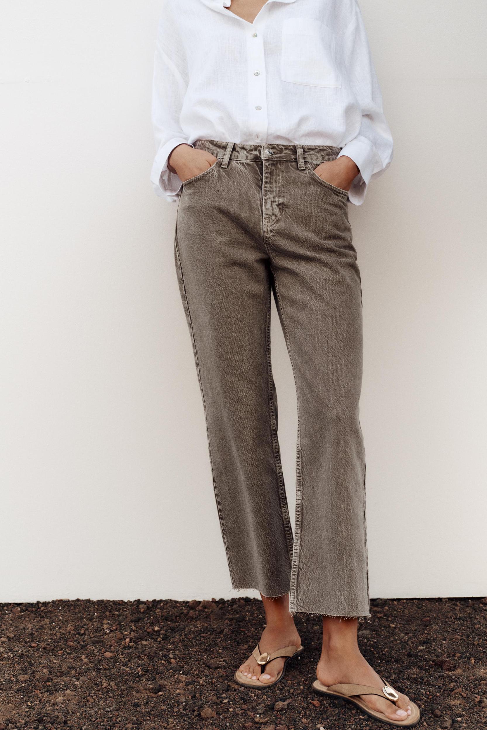 Z1975 HIGH-WAISTED STRAIGHT ANKLE JEANS Product Image