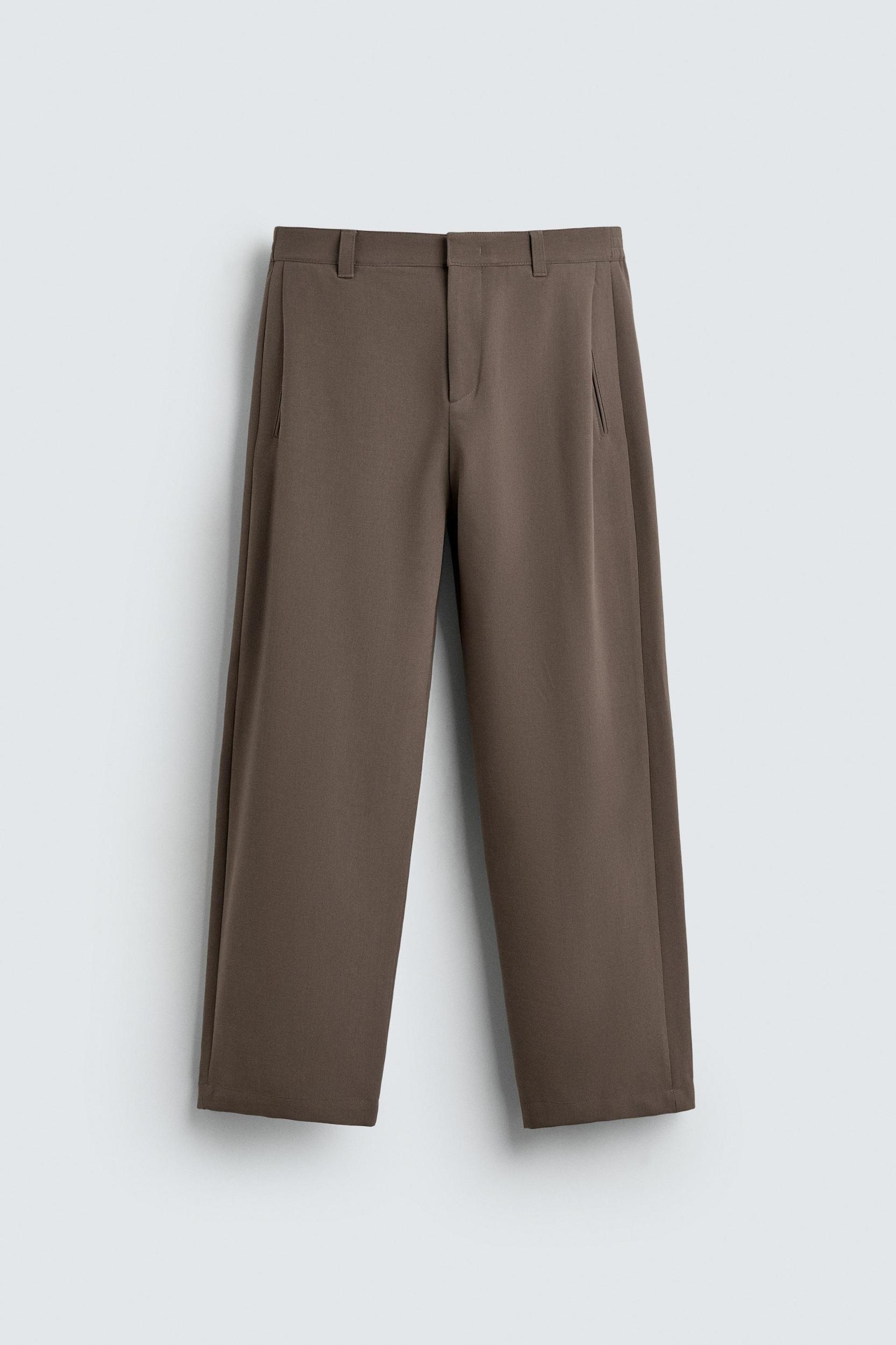 RELAXED FIT PLEATED PANTS Product Image