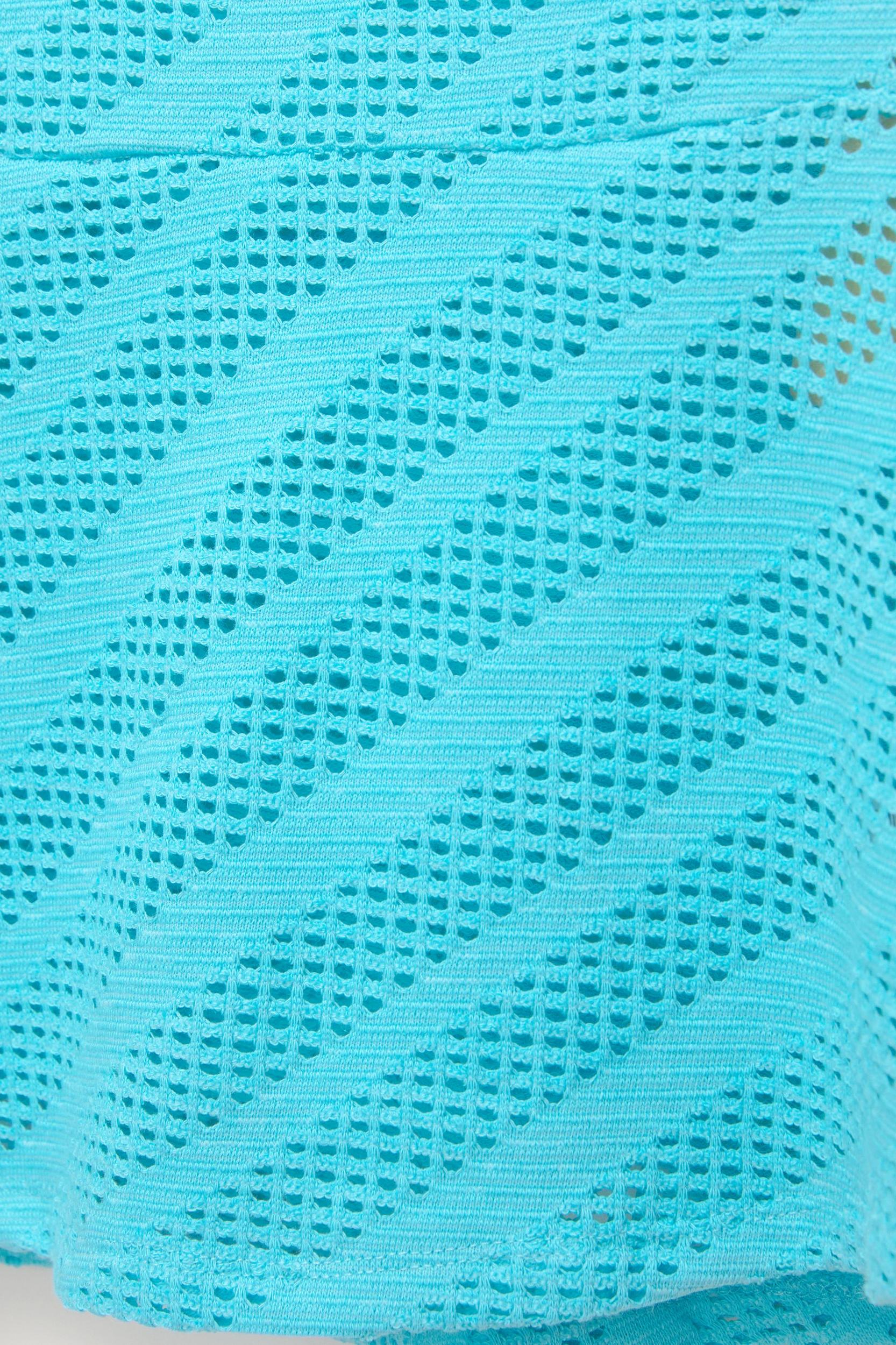 Open-knit mini skirt Product Image