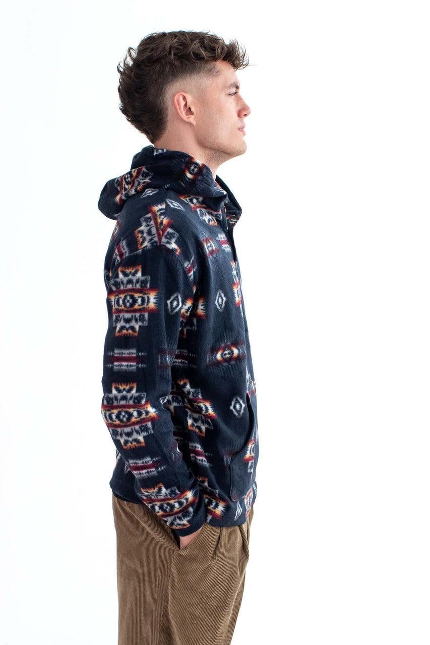 Blue Polar Fleece Hoodie Product Image