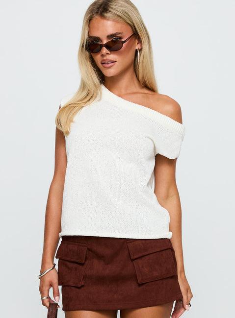 Ashfield Off Shoulder Top White Product Image