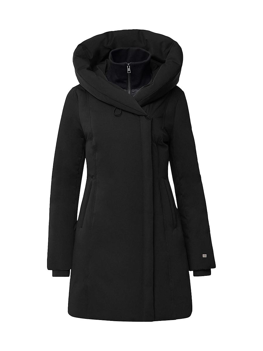 Womens Camelia Hooded Down Coat Product Image