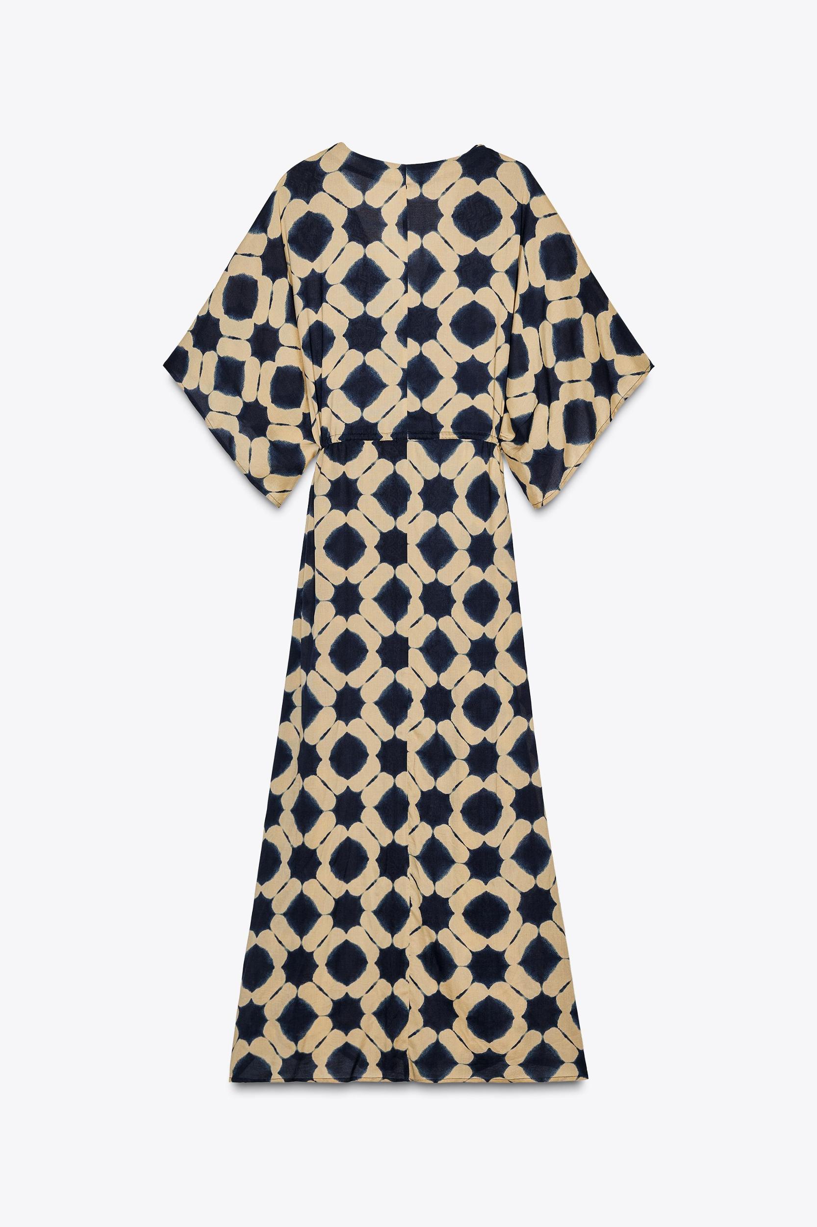 PRINTED CAFTAN DRESS Product Image