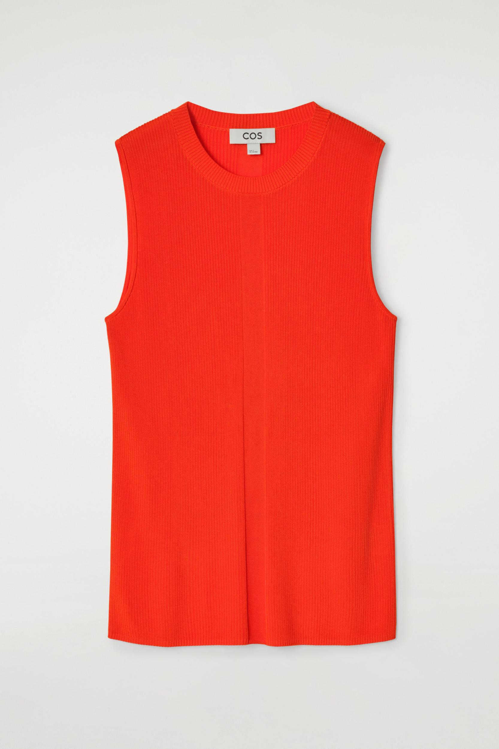 RIBBED-KNIT TANK TOP Product Image