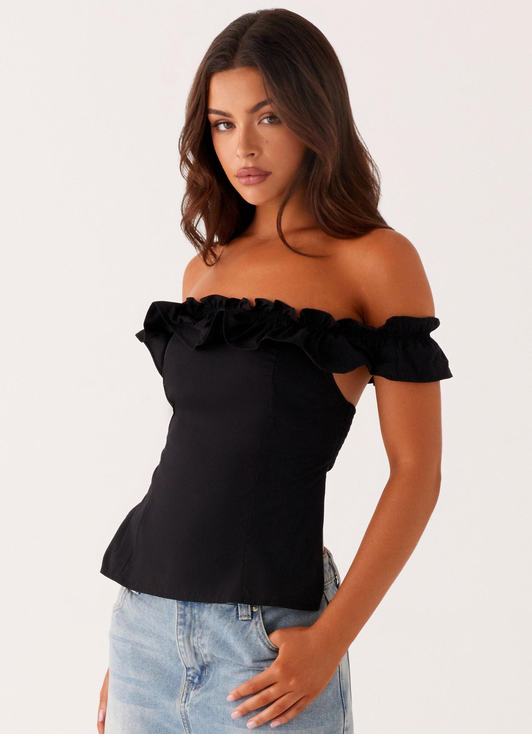 Gwyneth Top - Black Product Image